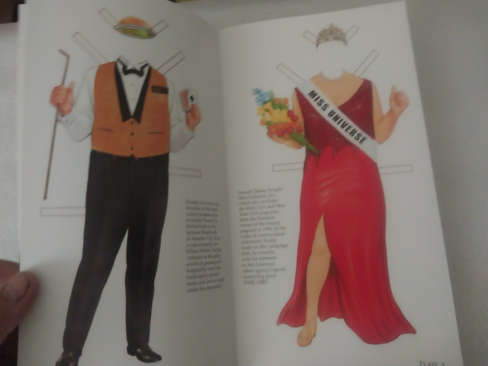 Donald Trump paper doll book by Tim Foley (Collectible Campaign Edition) 2016