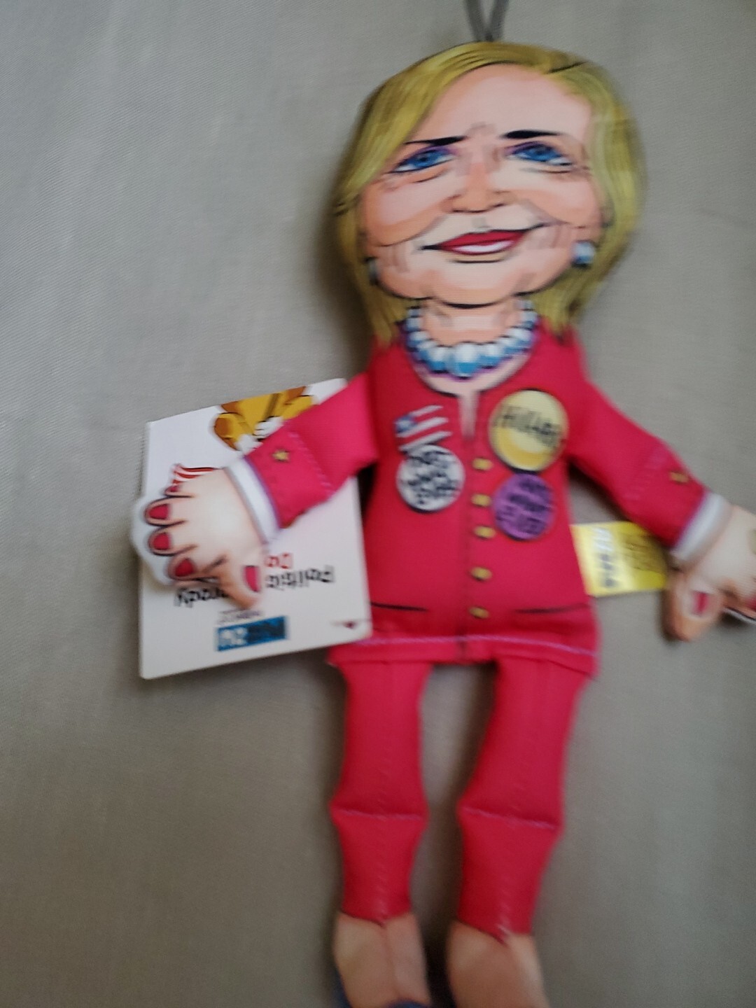 Fuzzu 12″ Political Parody Hilary Clinton Dog Toy Brand New
