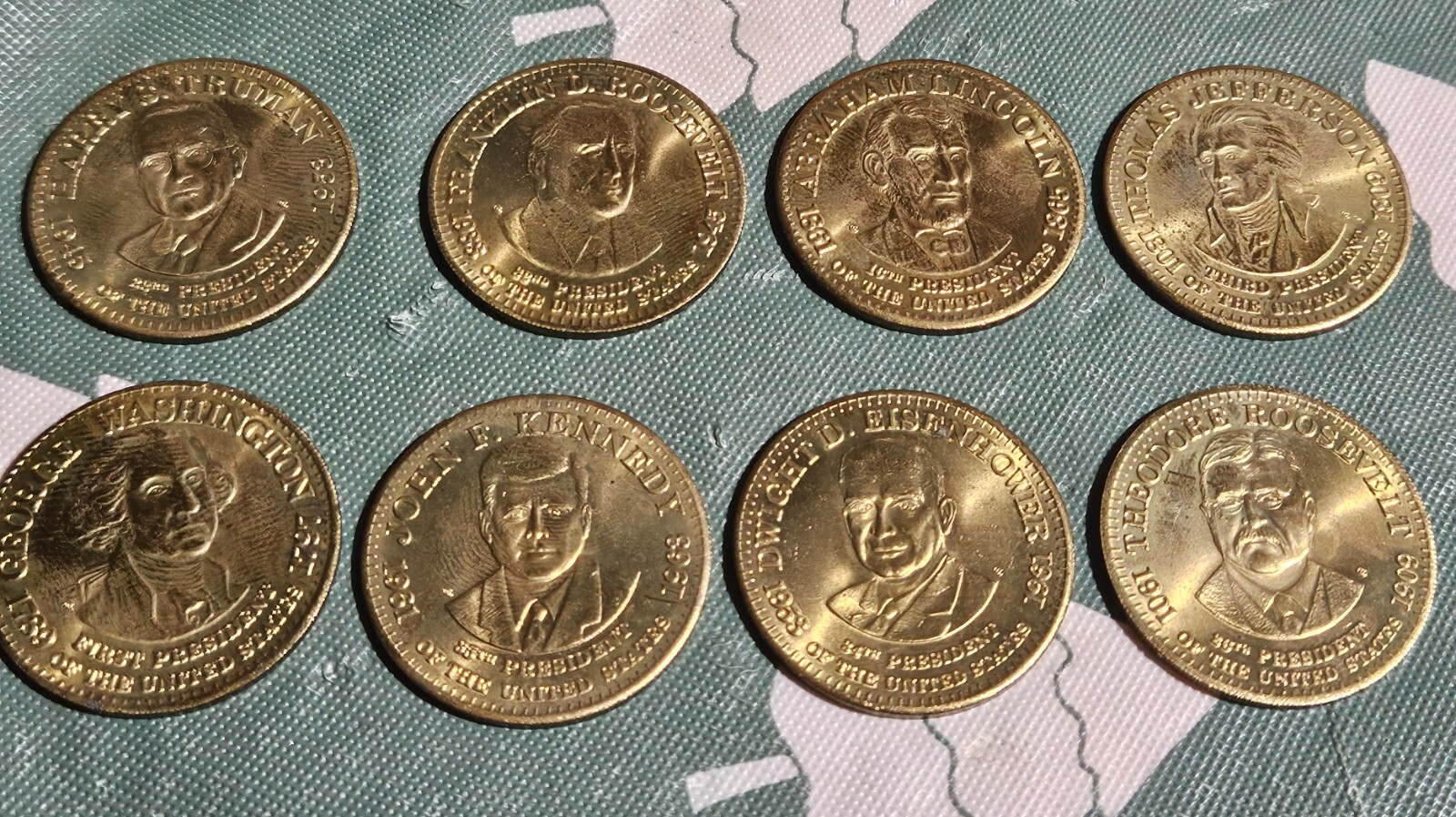 President commemorative coins