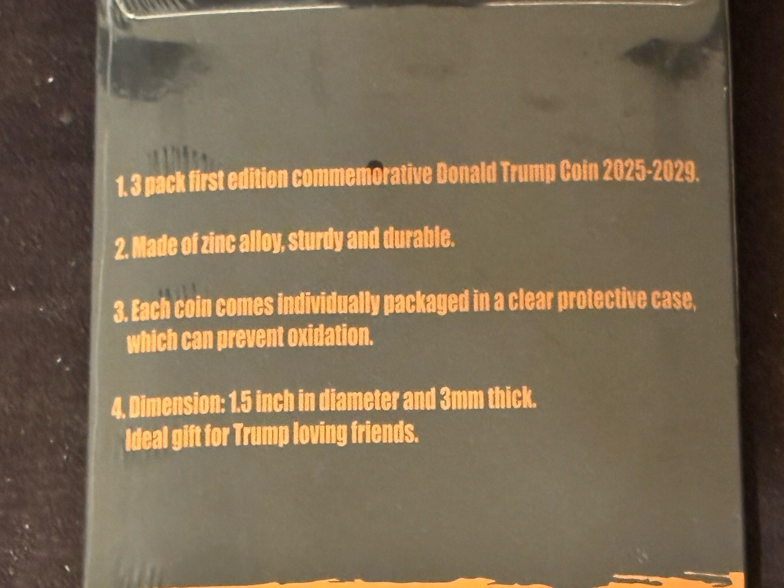 MAGA Set of 6 Commemorative Trump Coins — Second Term 2025-2029 President
