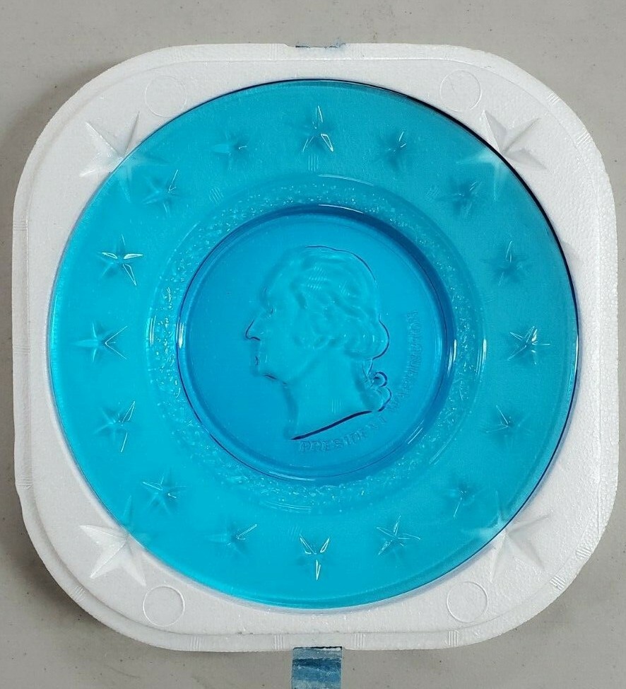 Wheaton Nuline Millville New Jersey Presidential Plate George Washington Plate