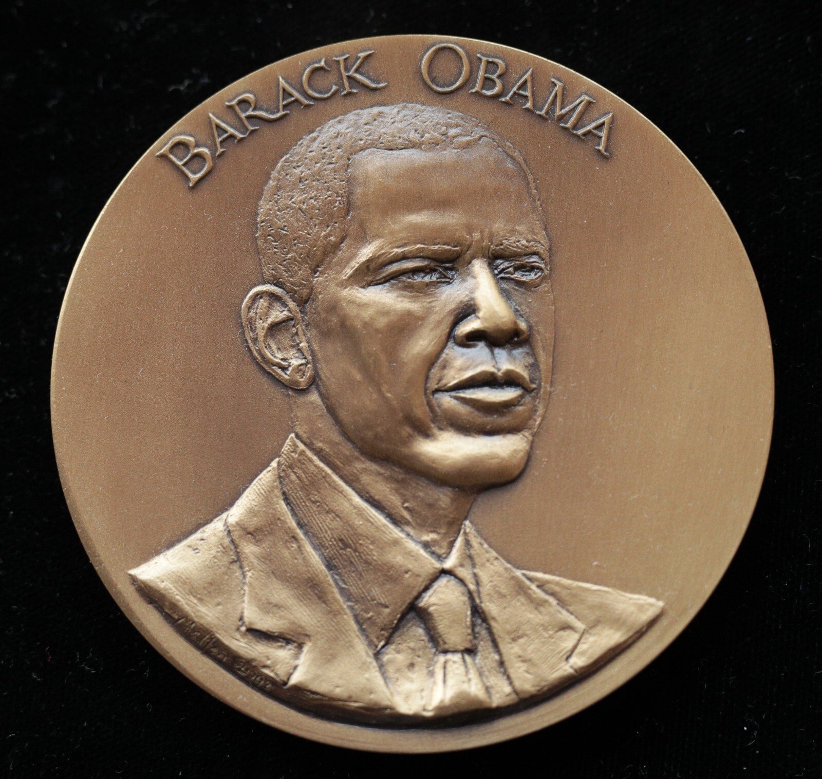 KAPPYSCOINS G9358 BARACK OBAMA US MINT 2009 INAUGURATION 3″ BRONZE MEDAL