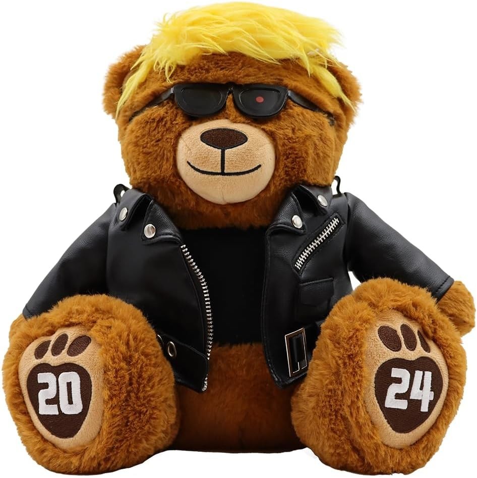 Trumpinator Teddy Bear – Donald Trump 2024 Bear for Trump Supporters and Patriot