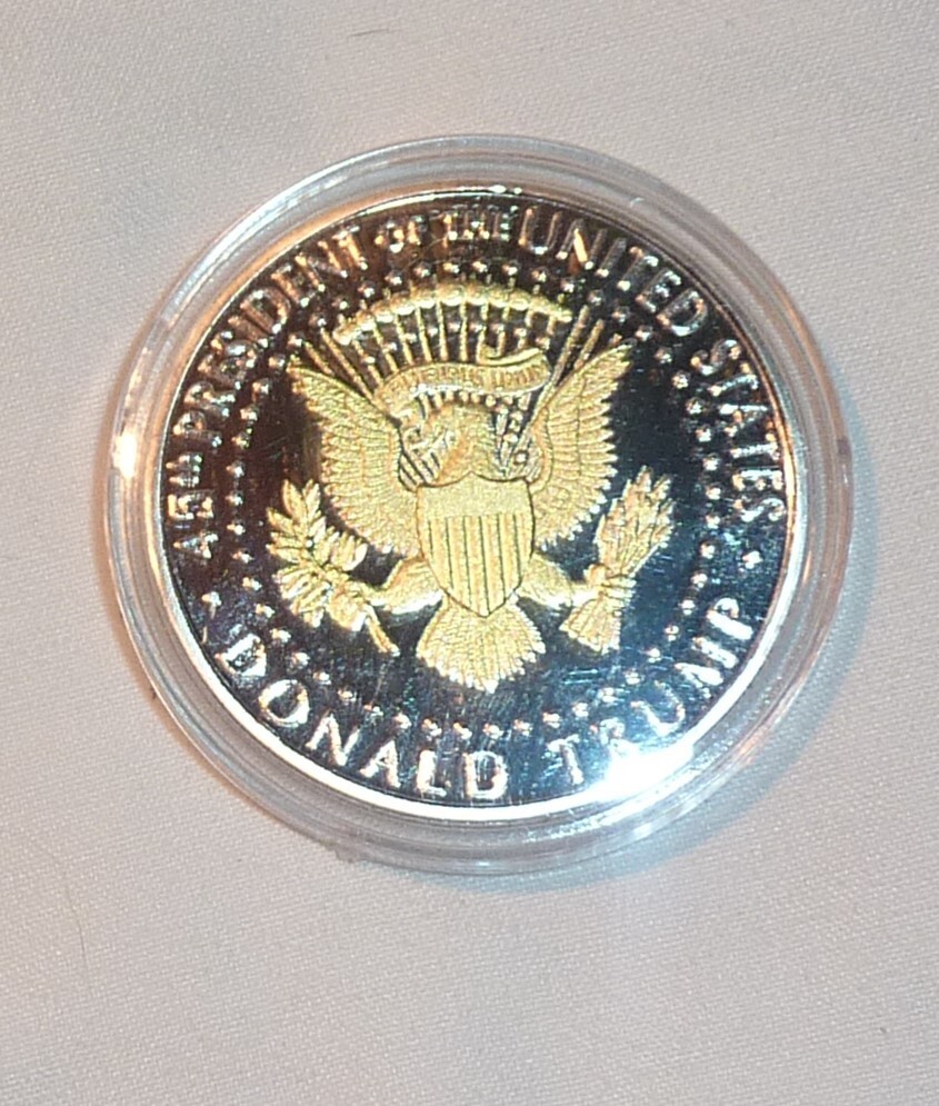DONALD TRUMP 2020 SILVER GOLD Plated COIN 45 President KEEP AMERICA GREAT New