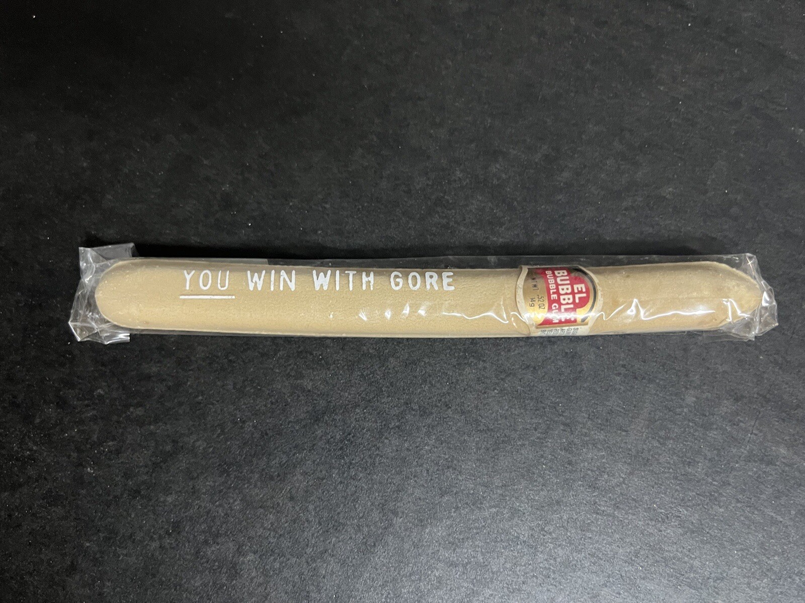 VTG Al Gore Bubble Gum Cigar “You Win With Gore” El Bubble Made in USA (sealed)