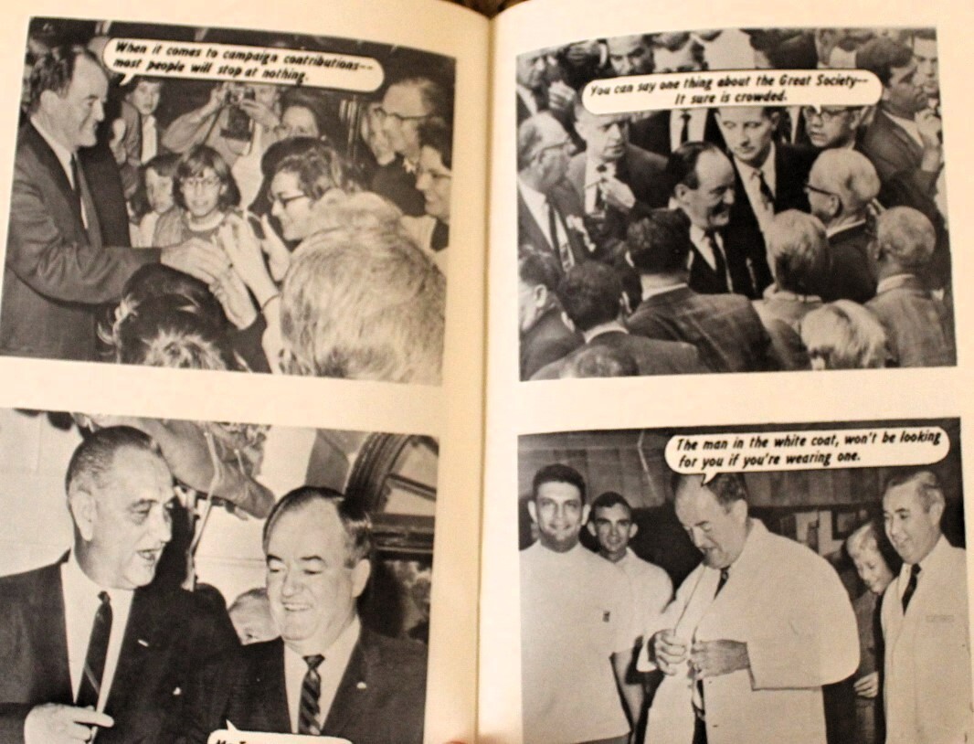I Wish I’d Said That 1965 SC Satirical Photo Book Hubert Humphrey Politics