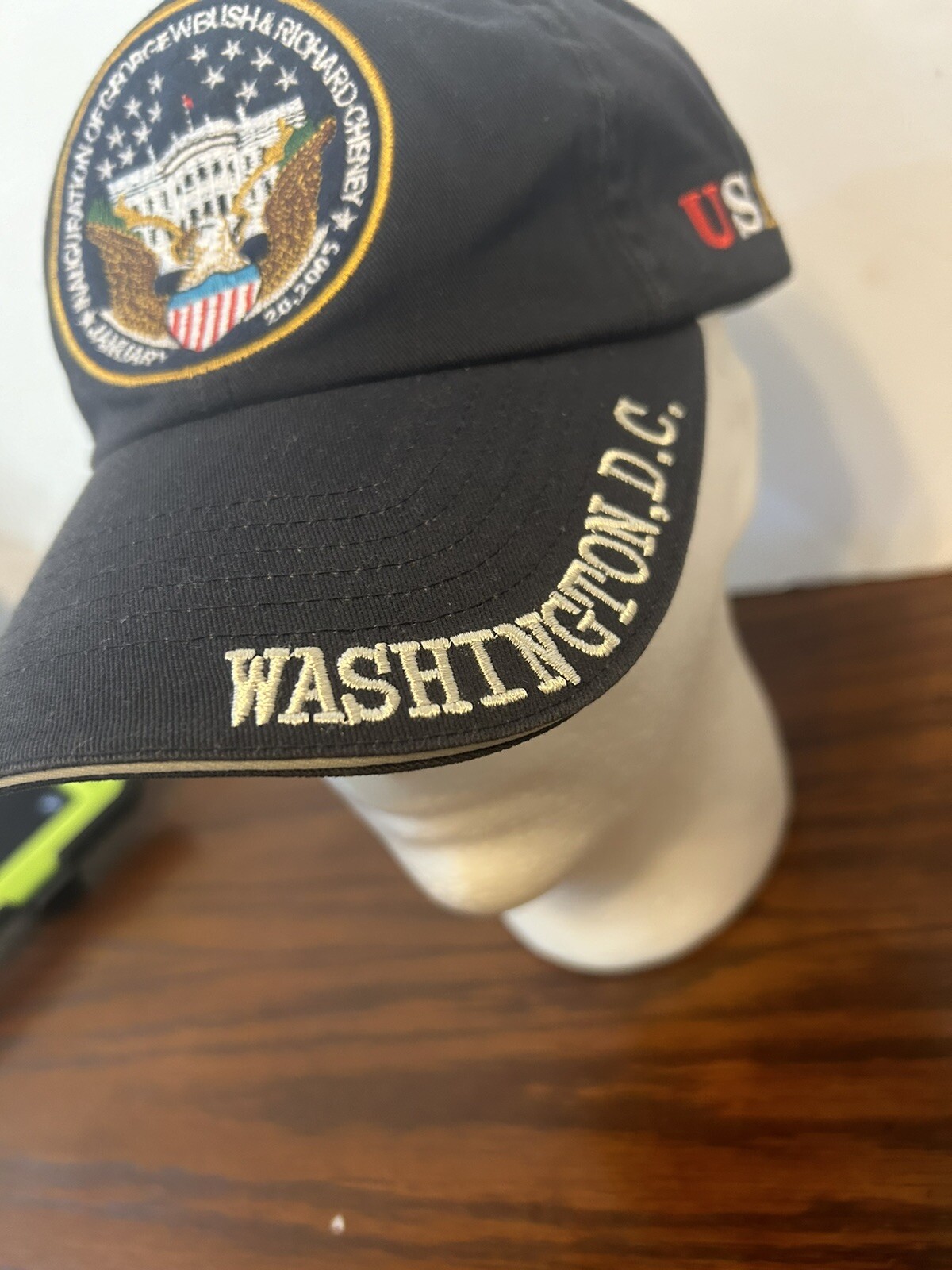 Presidential Inaugural 2005 Hat. Bush & Cheney.USA.Very Nice Embroidery