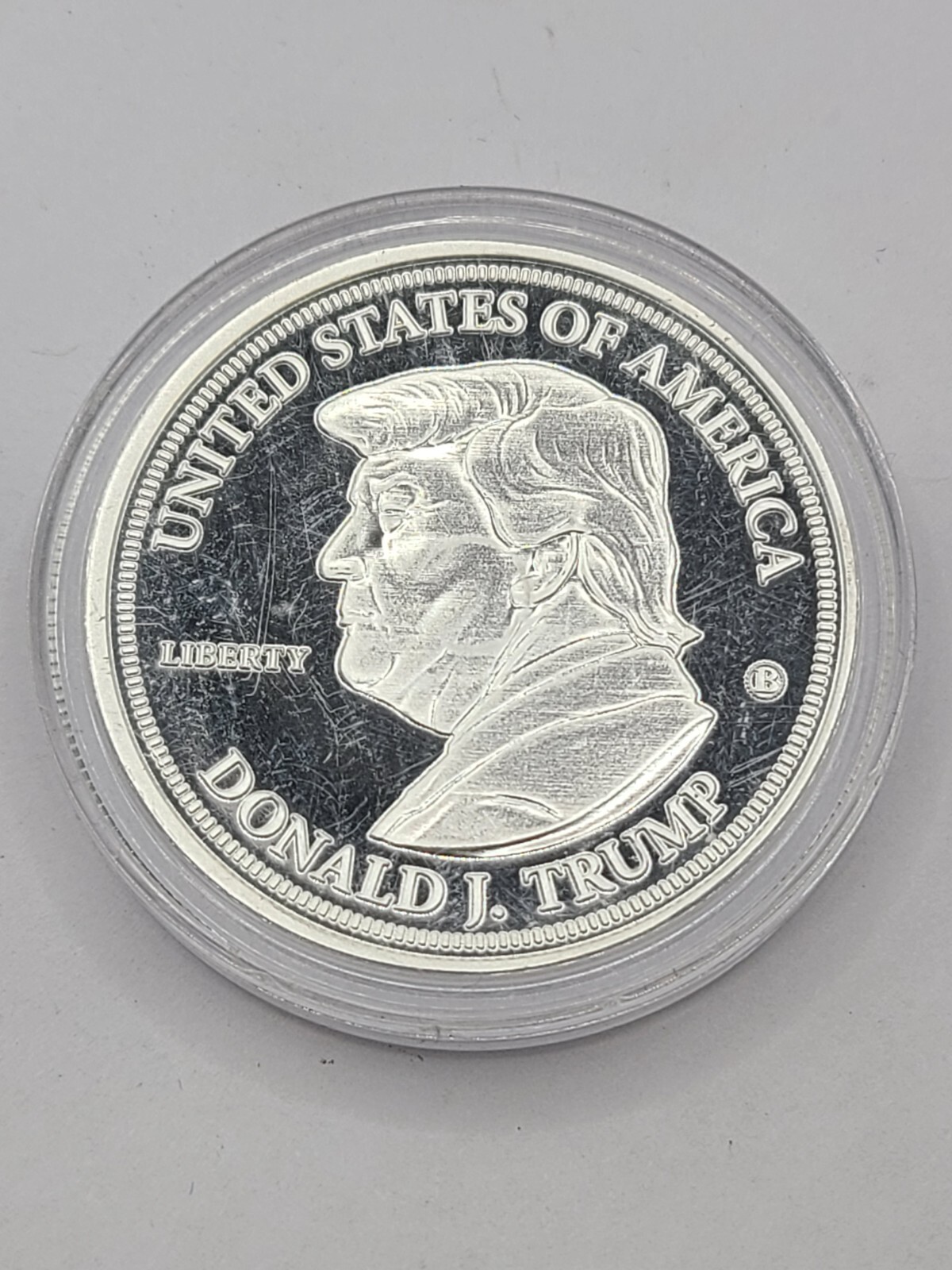 Donald Trump 2024 Silver-Plated Proof Coin Collection No COA