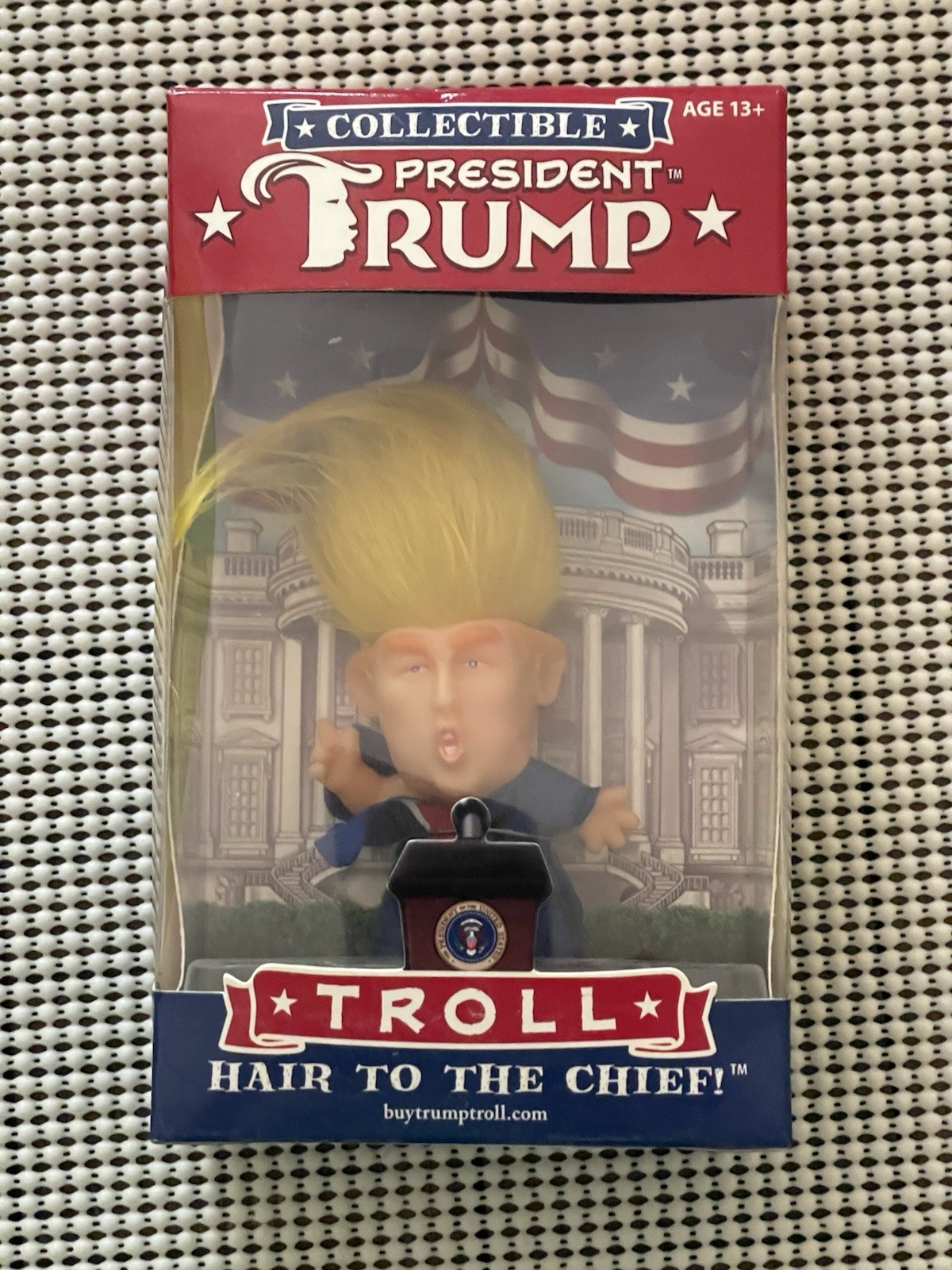 President Donald Trump Collectible Troll Doll – “Hair to The Chief” NIB 2017
