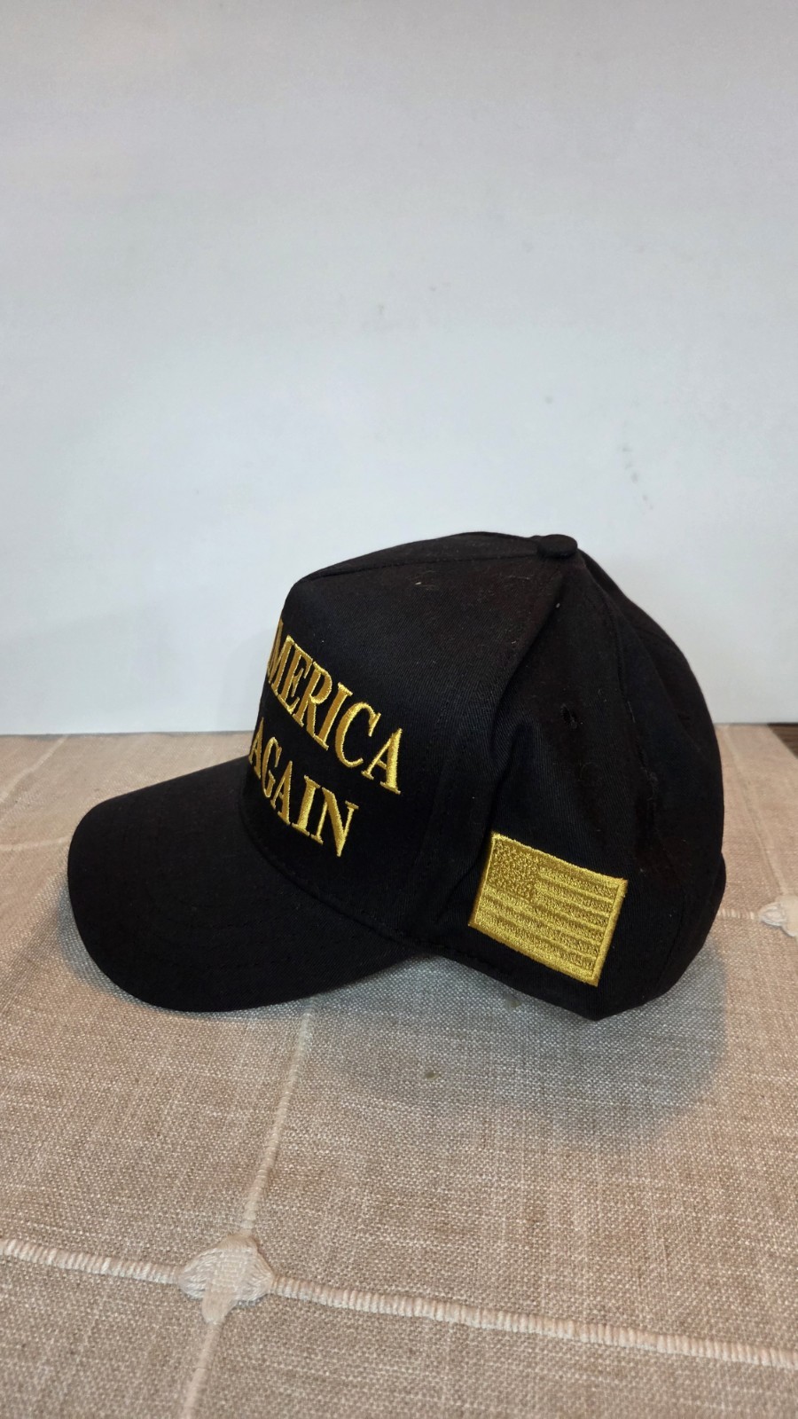 Official Limited Edition Gold Dark MAGA Hat Donald Trump CaliFame