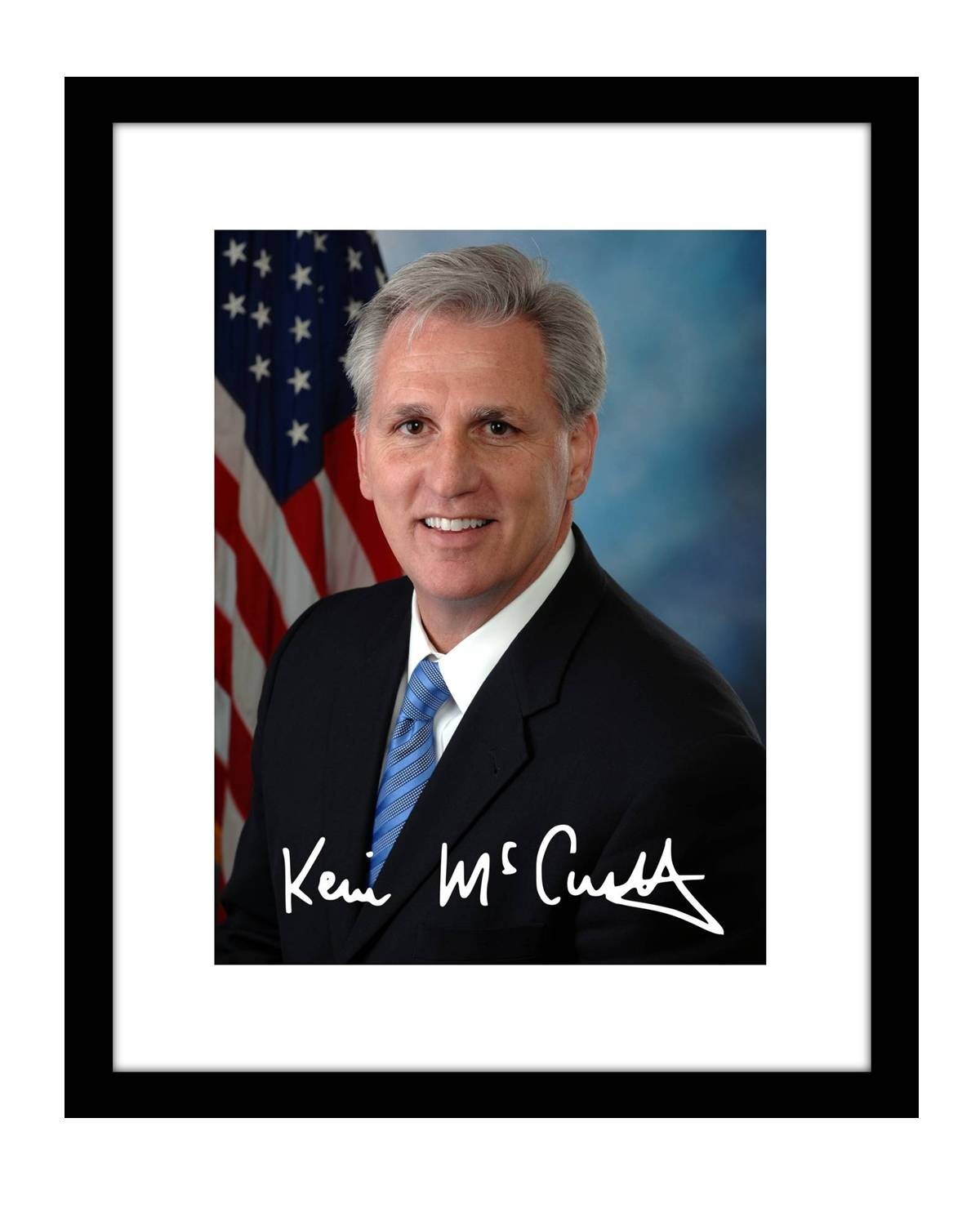Kevin McCarthy 8×10 Signed official photo US Congress autographed Republican