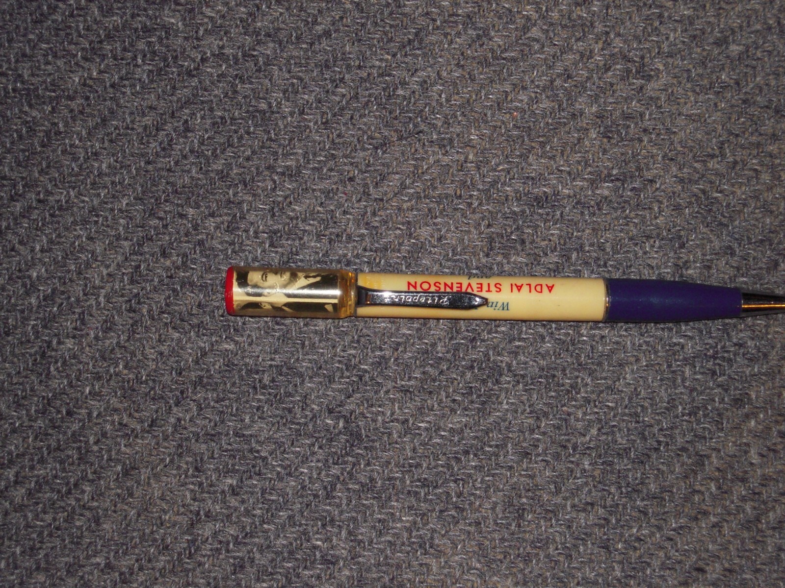 Rare 1950s Ritepoint Pencil Adlai Stevenson Presidential Campaign Memorabilia