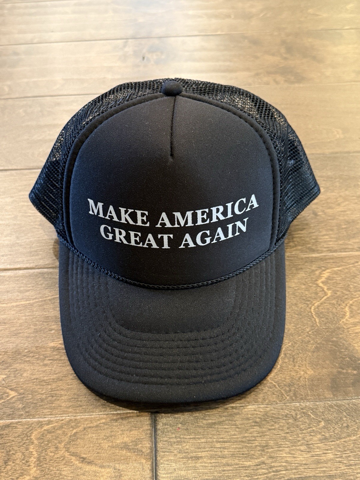Donald Trump MAGA Make America Great Again Unisex Black Snapback Trucker Hat Cap