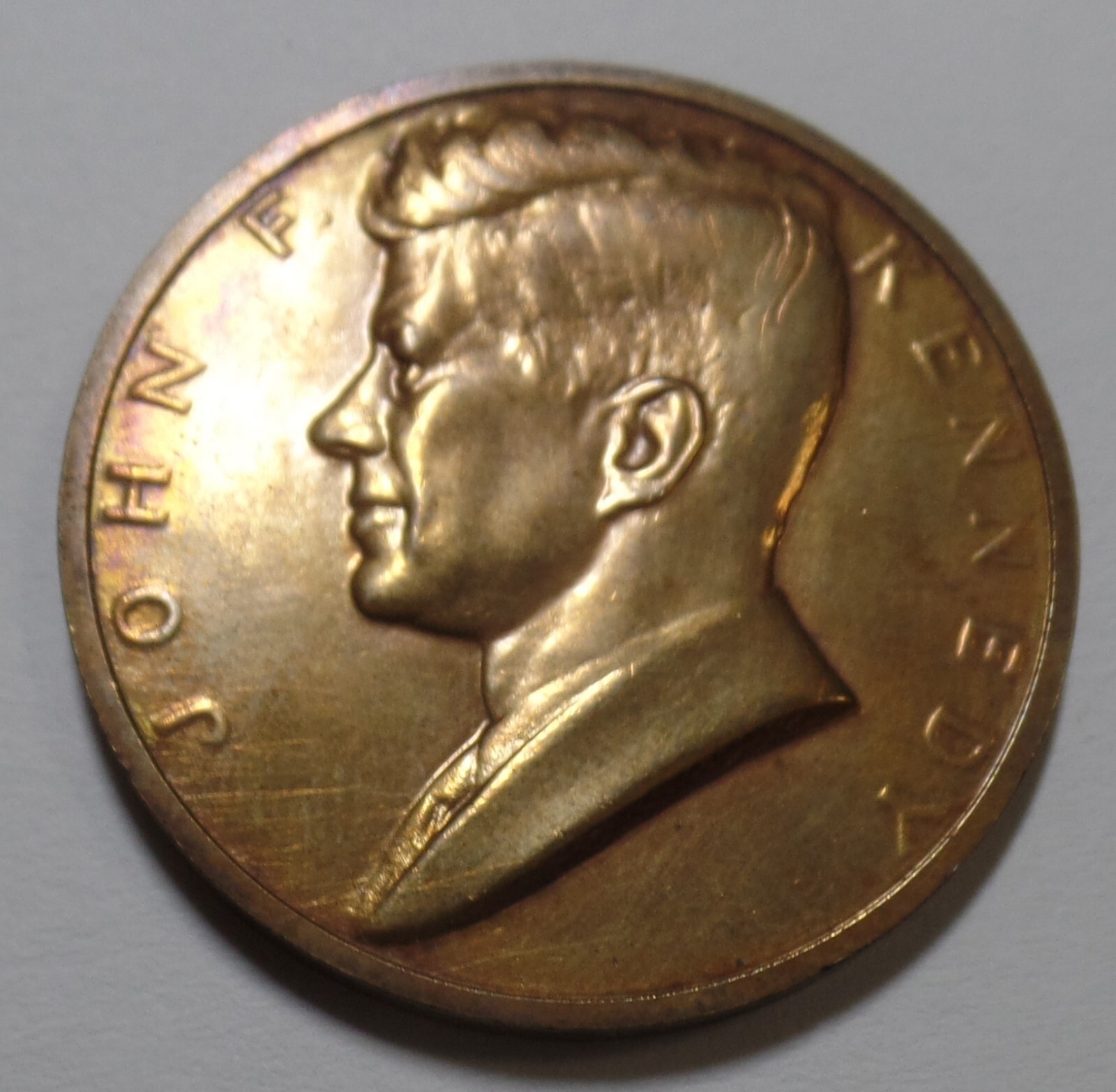 1961 John Kennedy Commemorative Inaugural Medal / Token Inaugural Address Quote