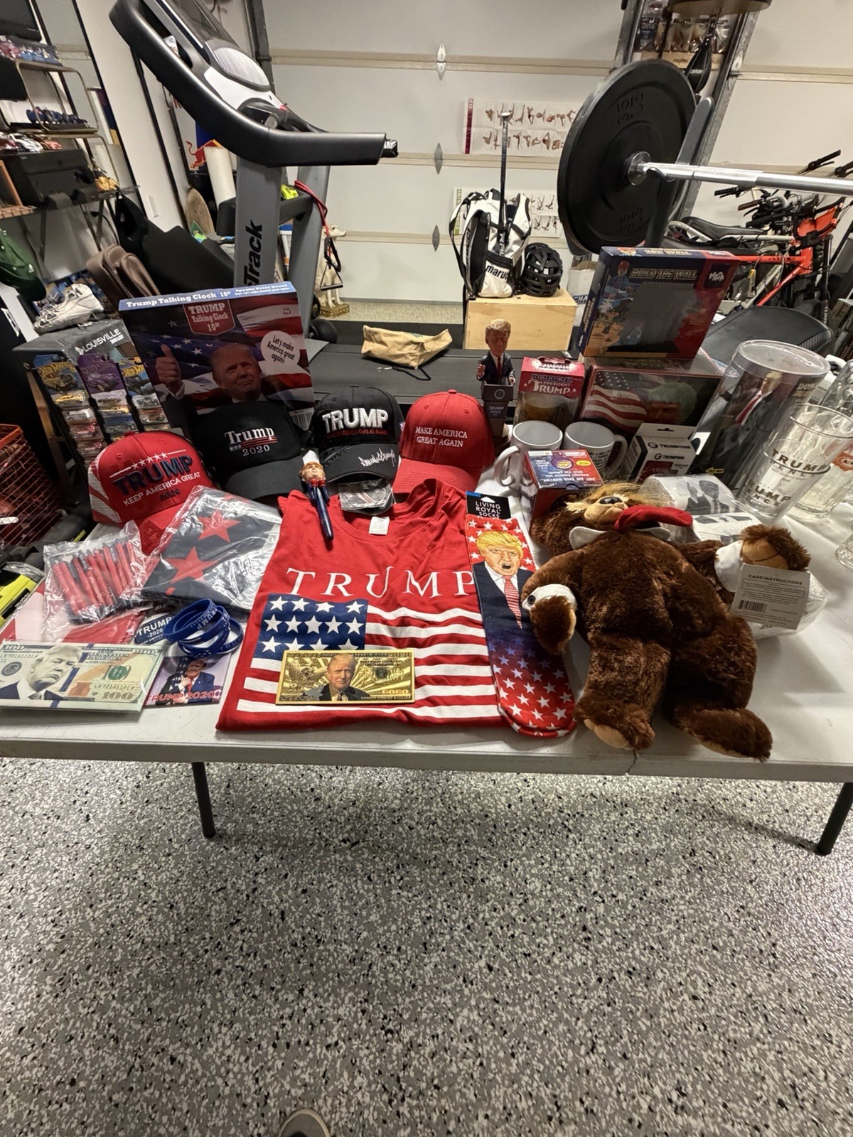 Large President Donald Trump Memorabilia and Novelty Lot Bundle 45-47 USA