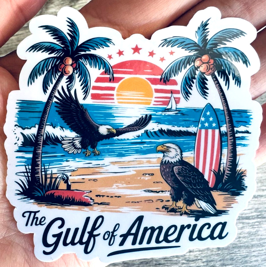 Gulf of America – GoA – 3″ Decal/Sticker
