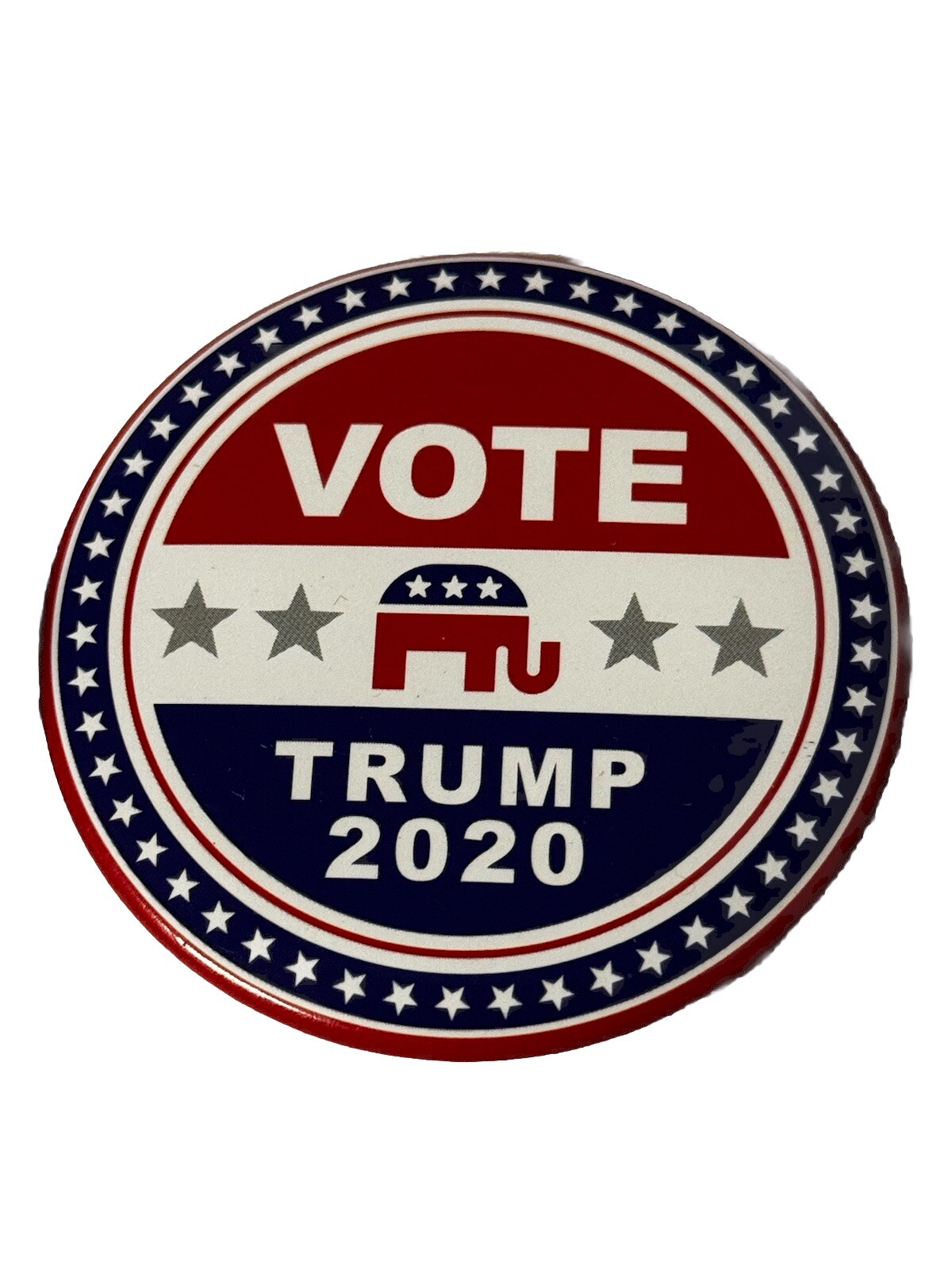 2014, 2020 President Donald Trump 3 Pin Back Buttons 2 1/4” Campaign Items