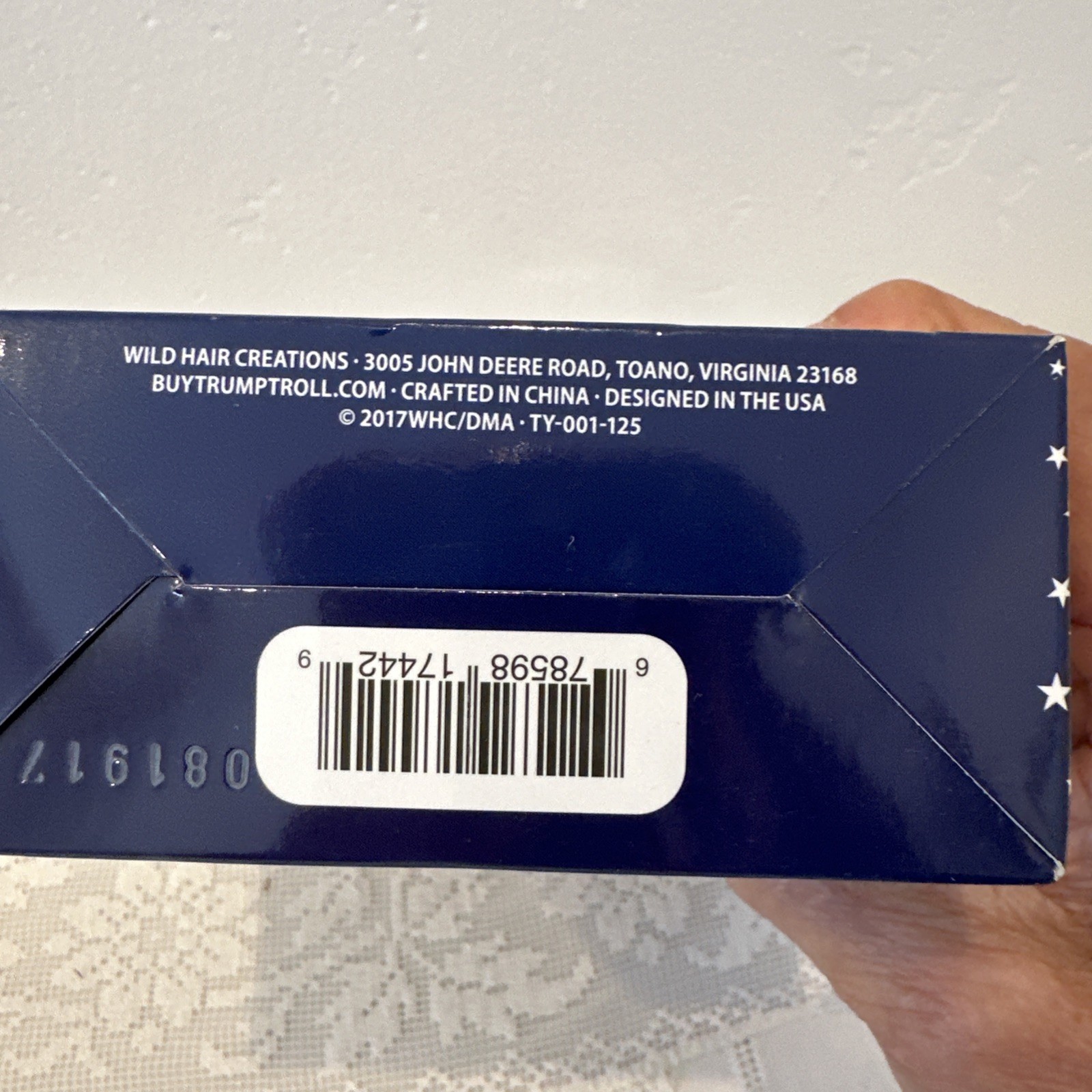 DONALD TRUMP President Collectible Troll Doll Hair To The Chief 2017 NIB