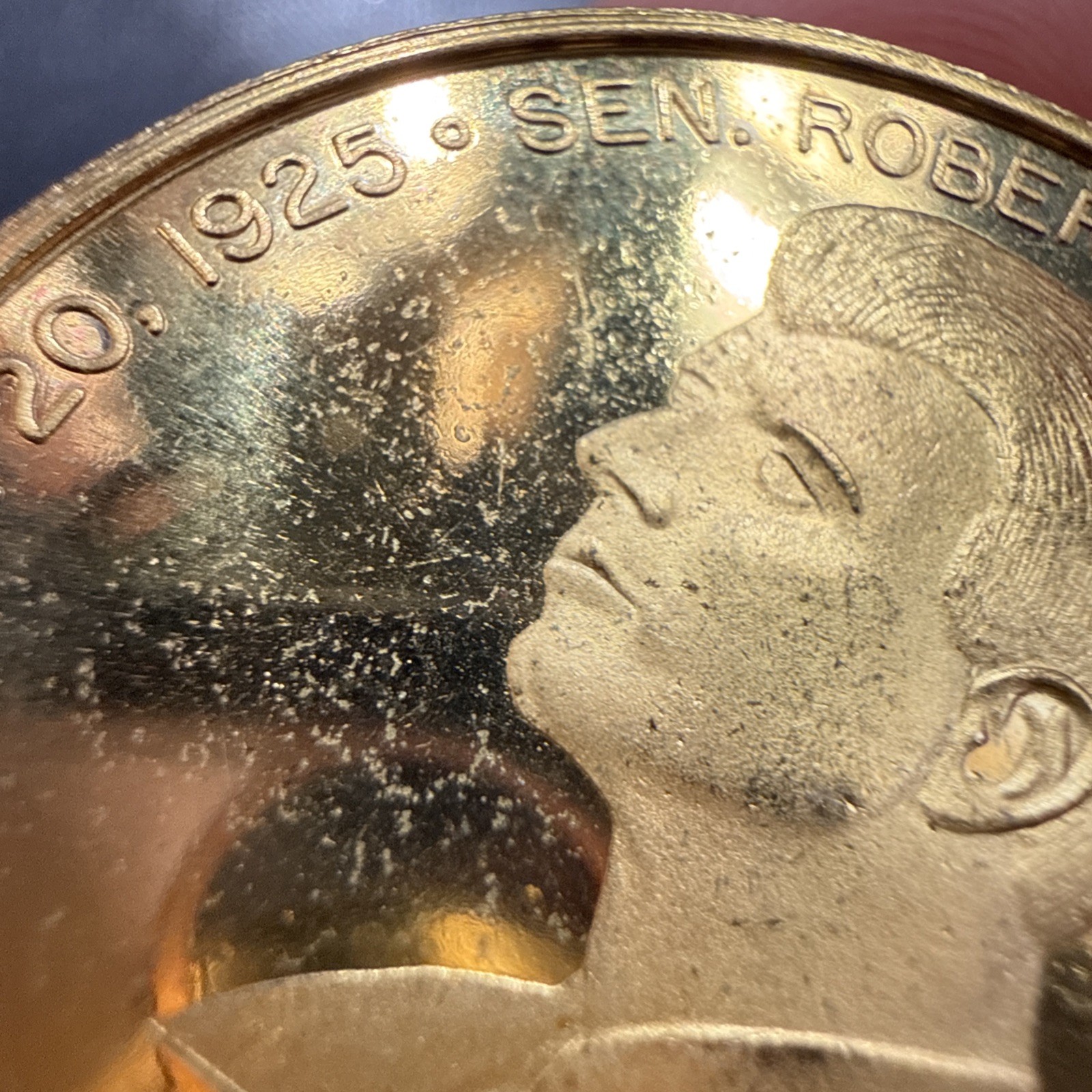 🪙 John Robert Kennedy JFK RFK medal token campaign political 1960s