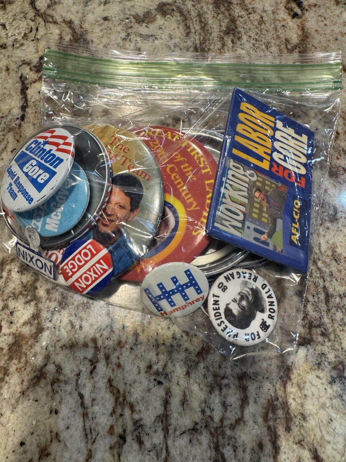 vintage political button lot presidential Democrat Republican