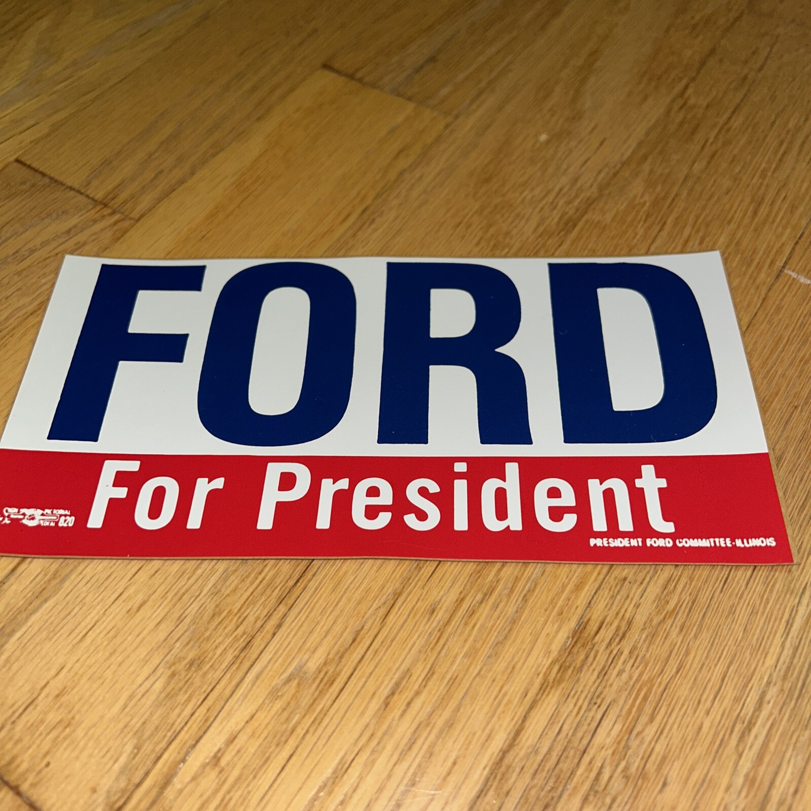 11 – 1976 GERALD FORD for President BUMPER STICKERS