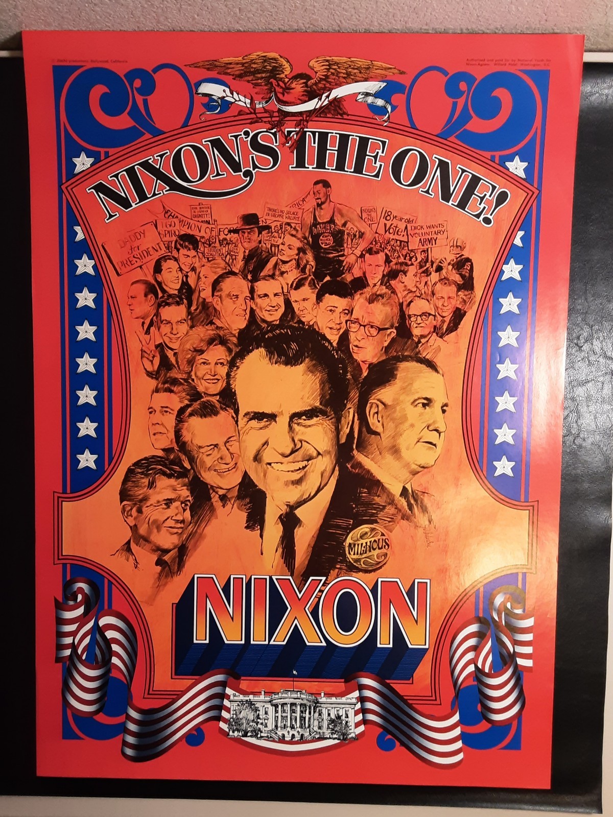 Nixon’s The One! POSTER / National Youth for Nixon – Agnew