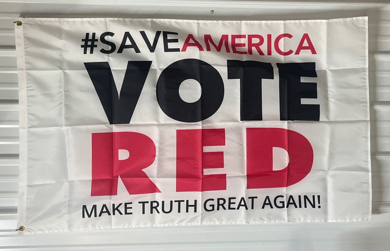 Republican Flag FREE USA SHIP Save America VOTE red Trump Desantis USA Sign 3×5