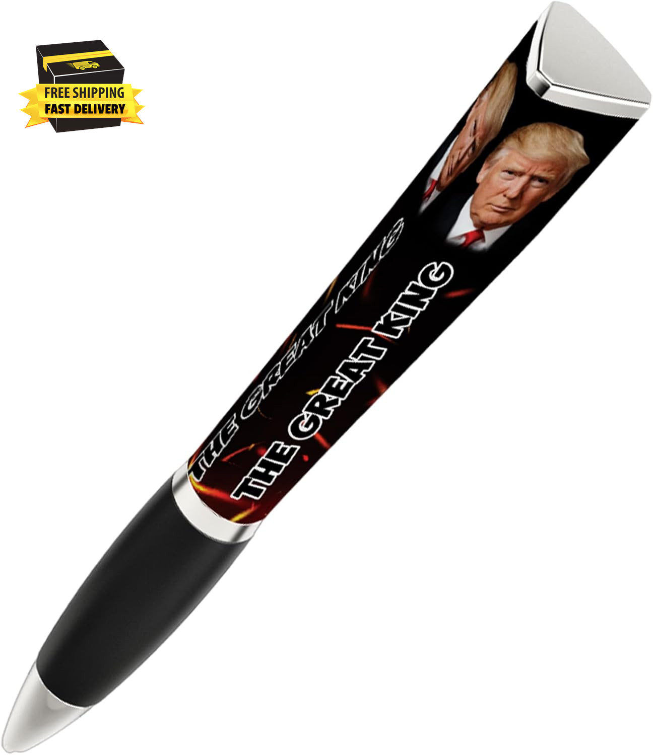 Trump the Great King Ballpoint Pen – Donald Trump Merchandise Gifts for Men & Wo