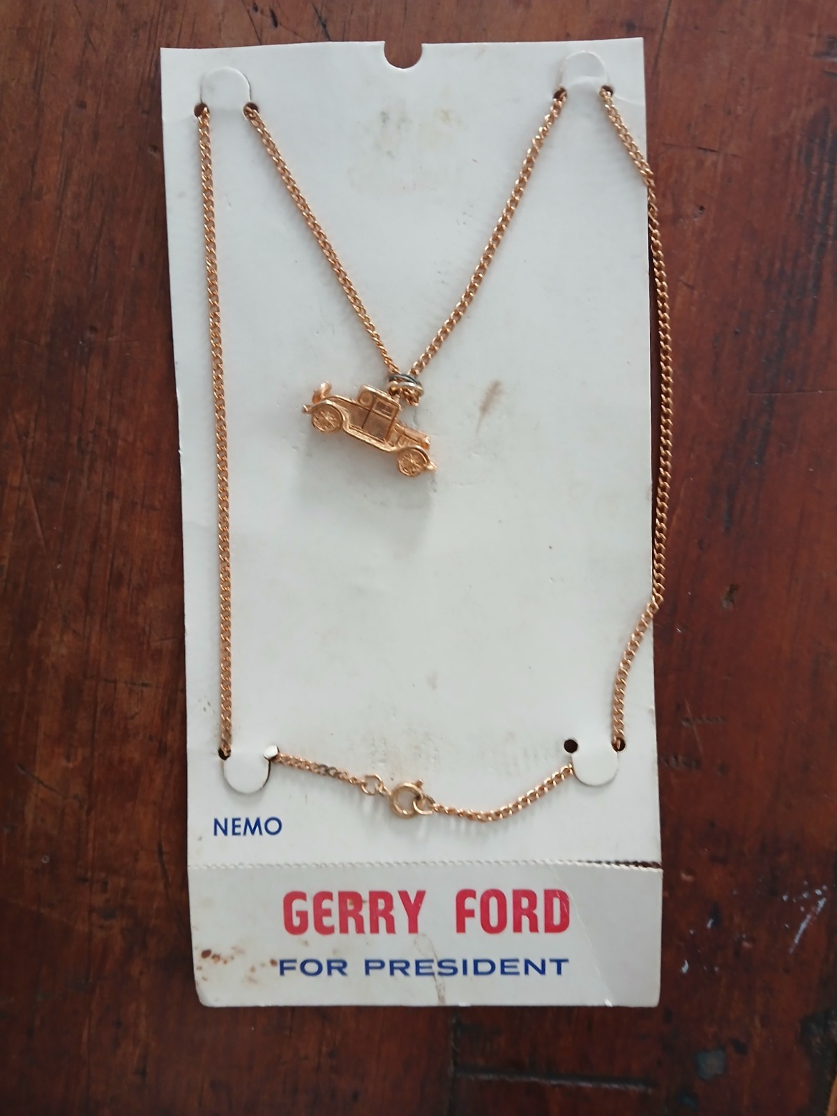 Gerry Ford For President Model A Political Campaign Neckless
