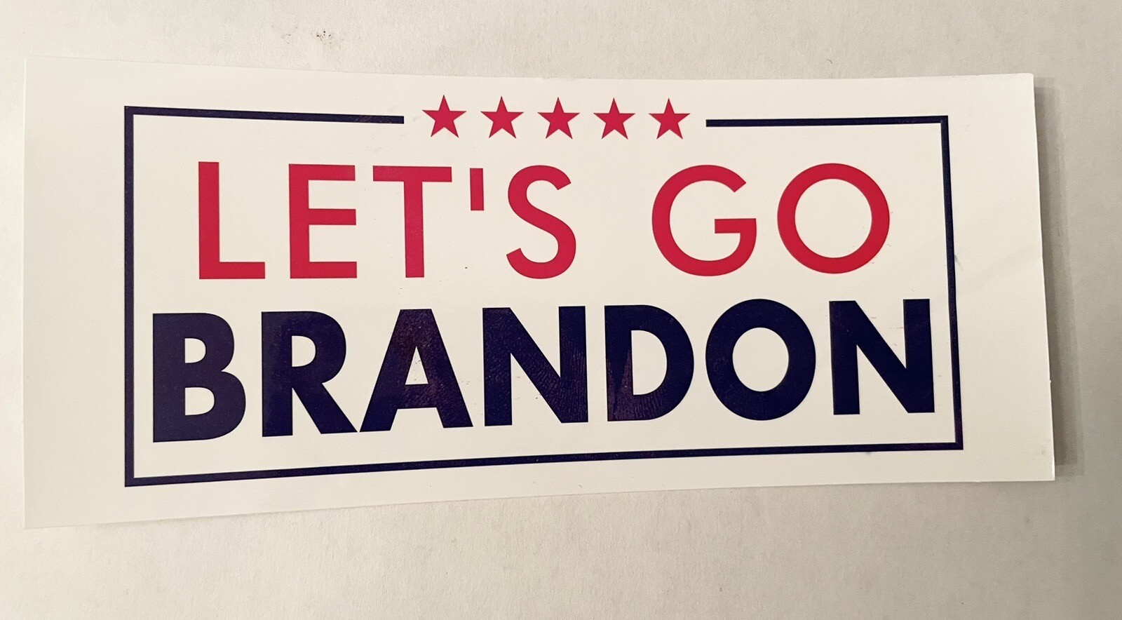 Let’s Go Brandon Decal Sticker Bumper Sticker FJB Trump Pack of 20