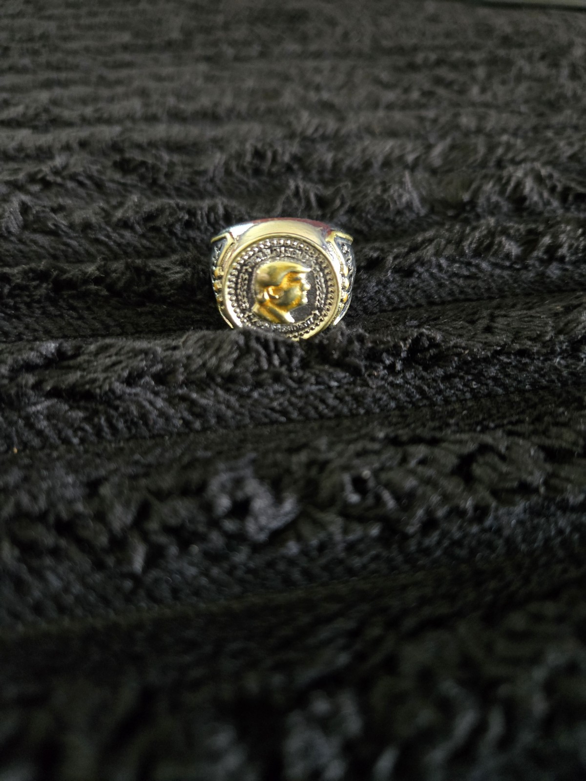 Donald Trump Political Metal Ring USA Size 11