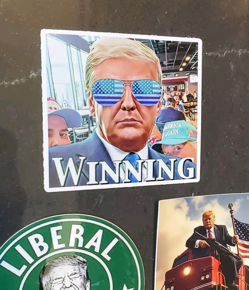 TRUMP STICKERS | VARIETY PACK (5) Heavy Duty Weather Proof Vinyl 5 Year Warranty