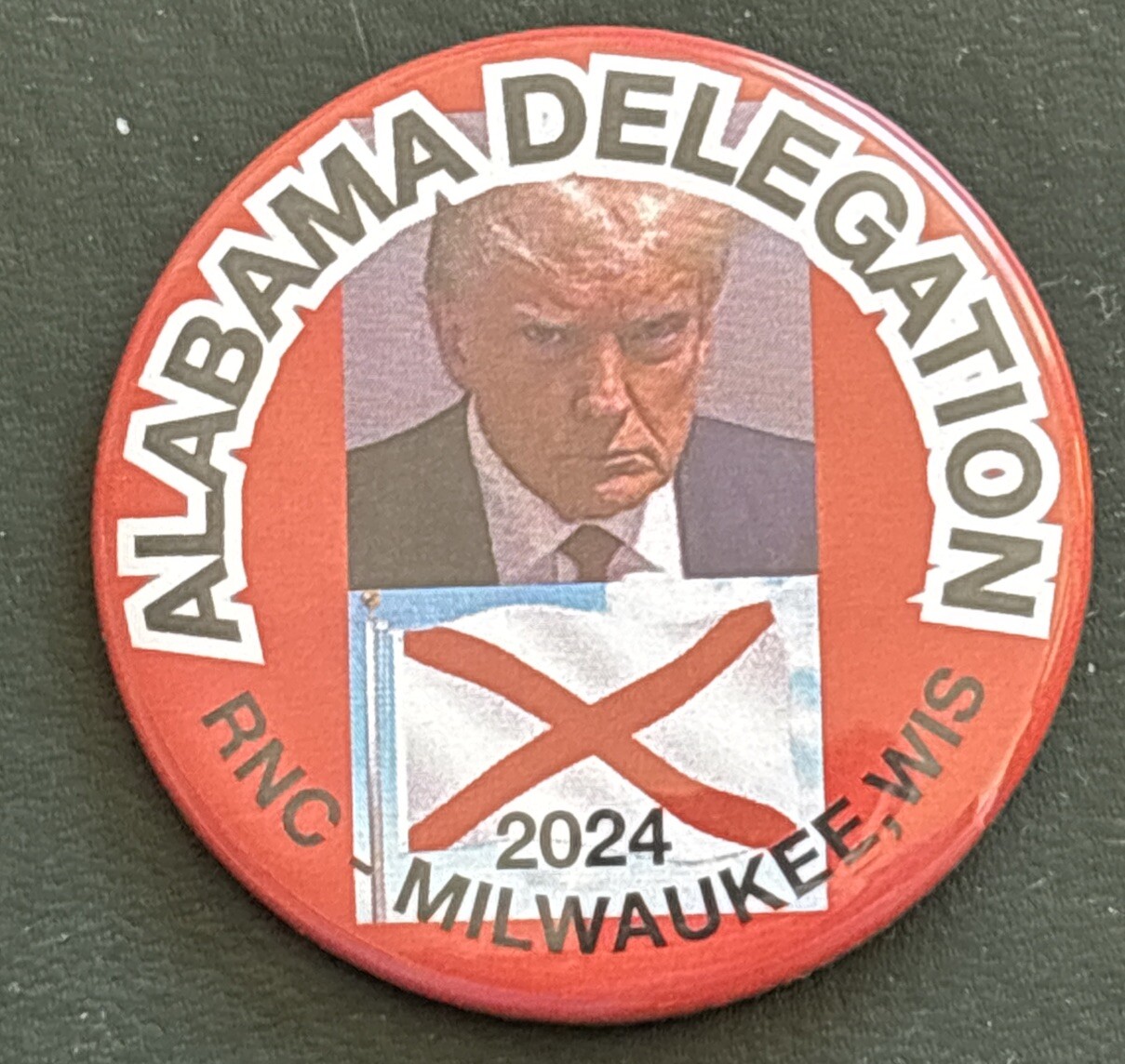 2024 Republican National Convention Donald Trump Alabama Delegation RNC Button