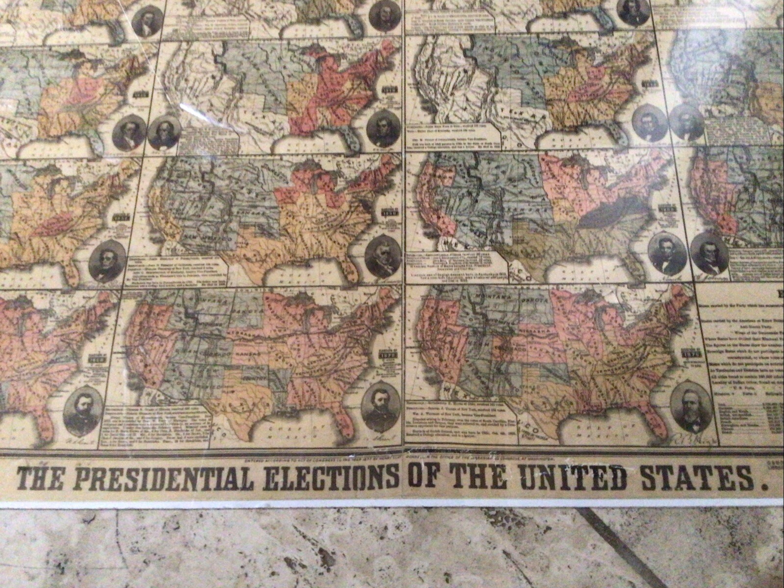 VERY RARE PRESIDENTIAL ELECTIONS OF THE UNITED STATES AUTHENTIC 1877 BRITTON REY