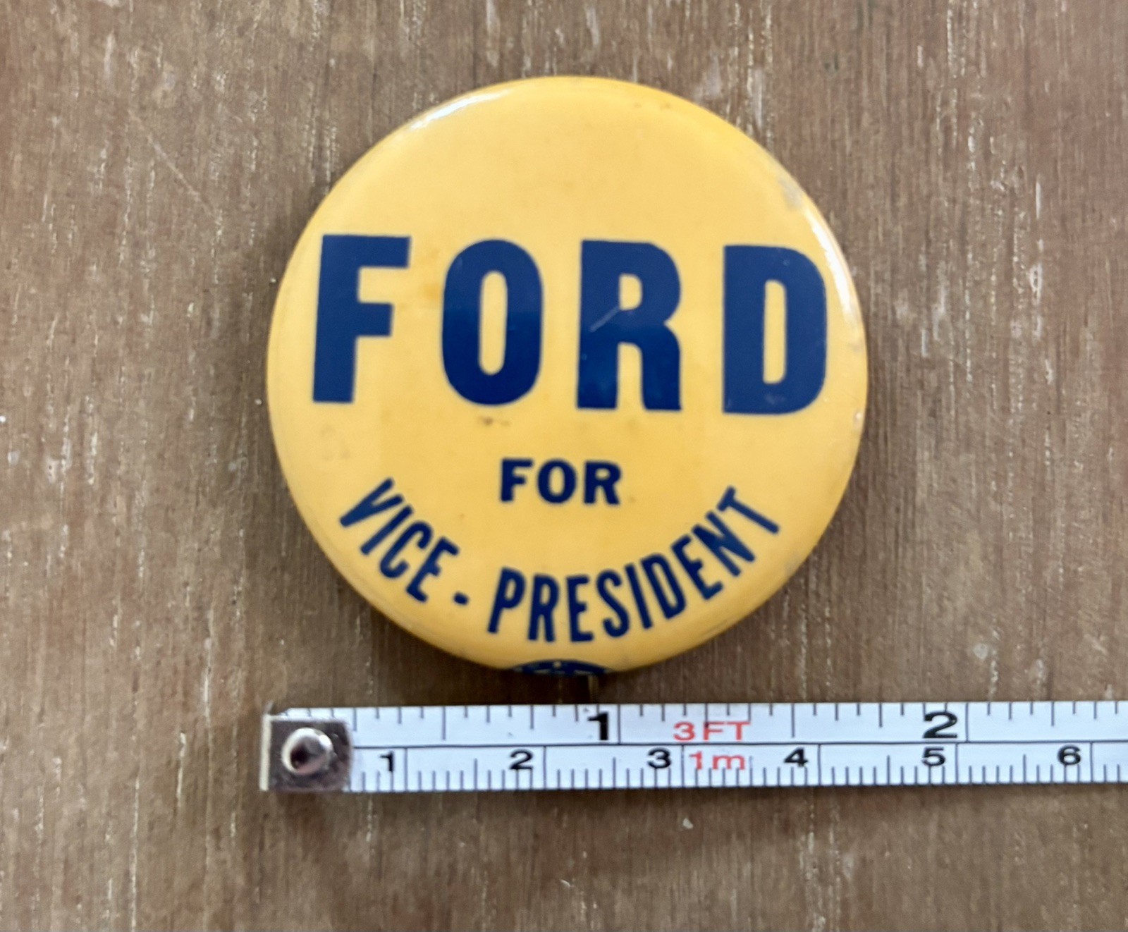 Ford for Vice President Campaign Button Pin