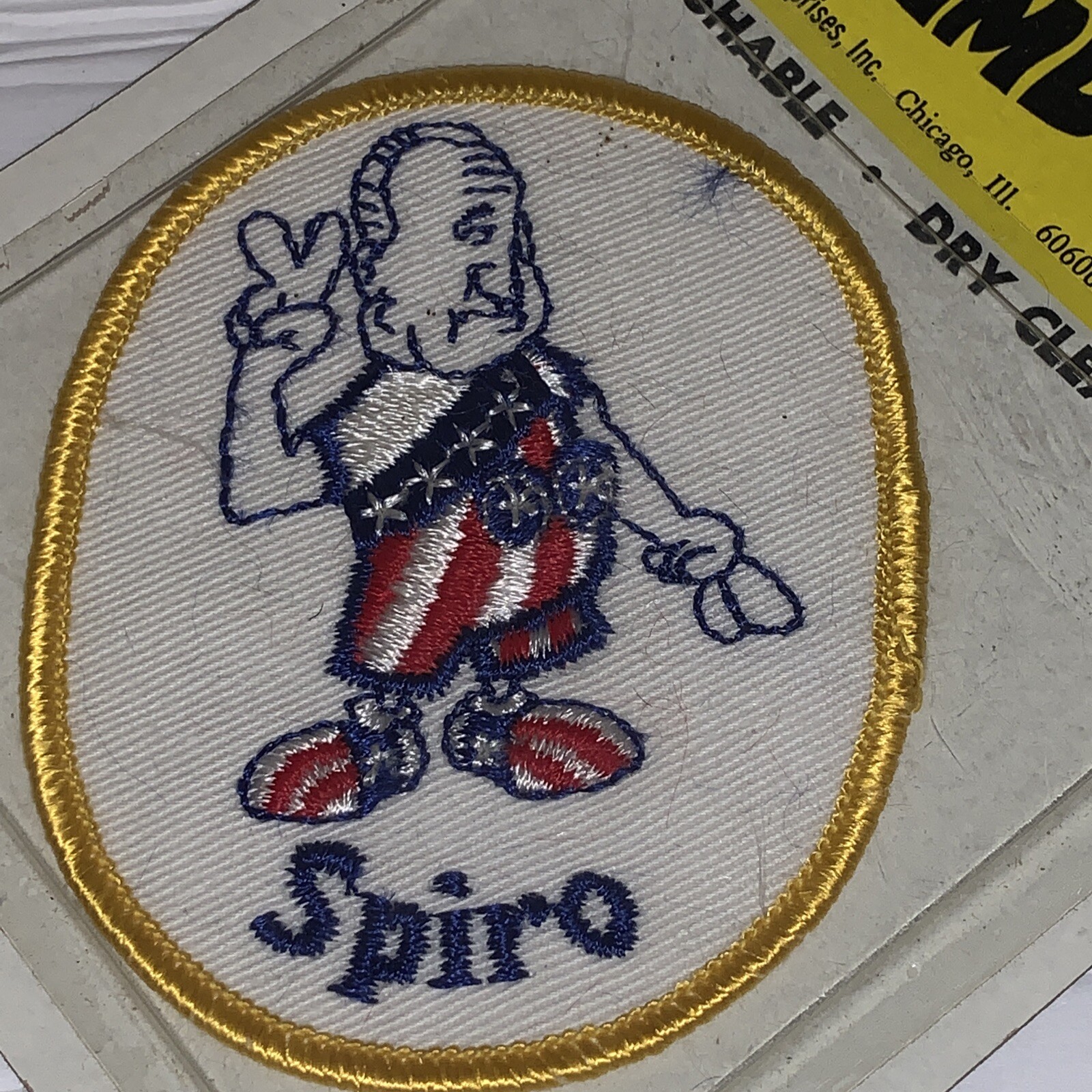 SPIRO Agnew Embroidered Patch campaign presidential republican ’69
