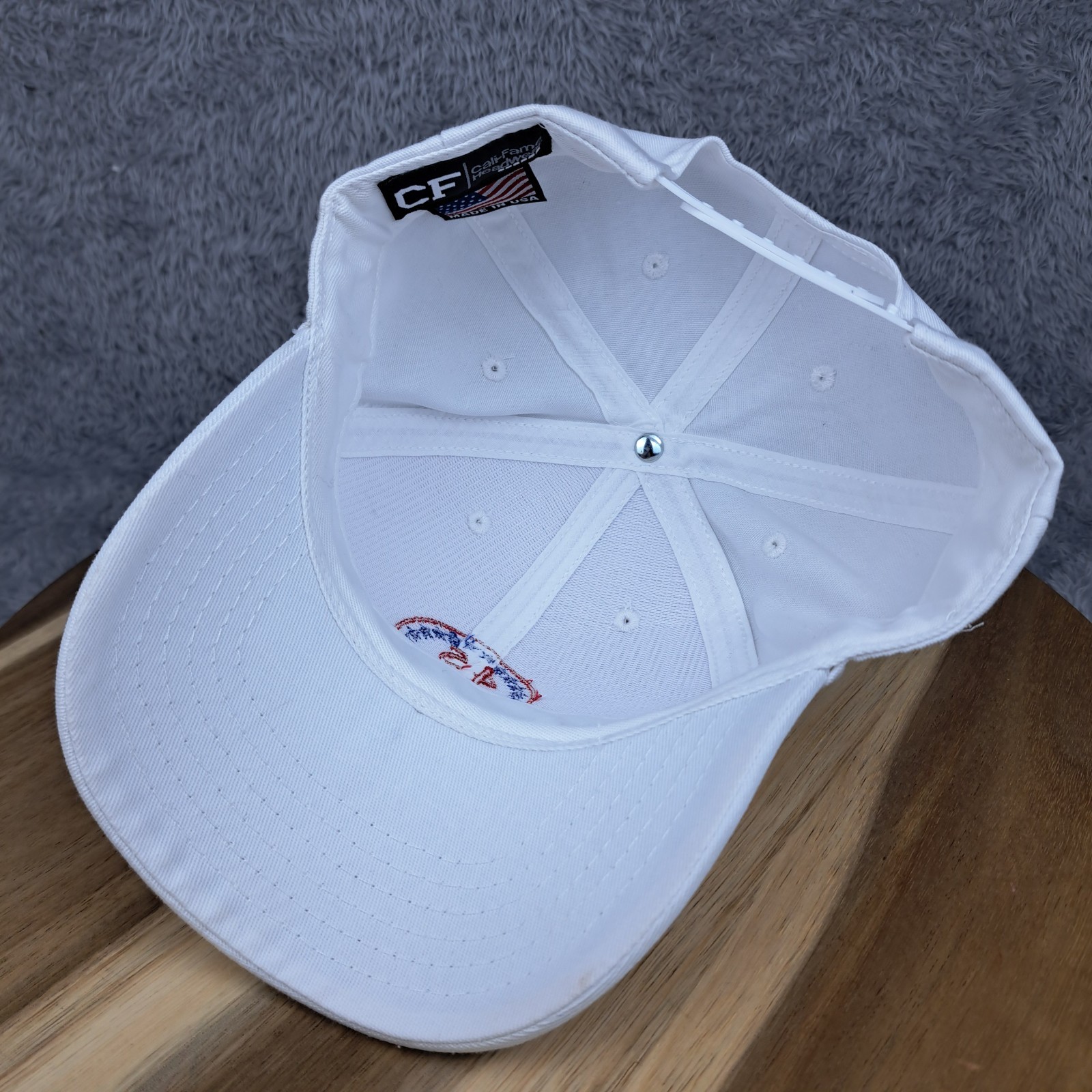 Official Trump USA 45-47 Cali Fame White Snapback Hat Cap