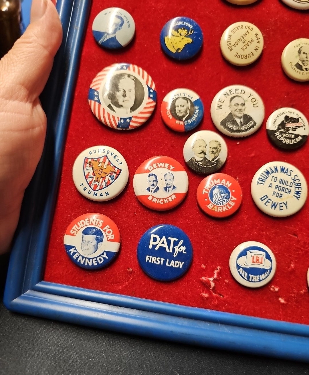 Political & Presidential Campaign Pins Buttons 1972 Amoco Oil 38 Reproduction