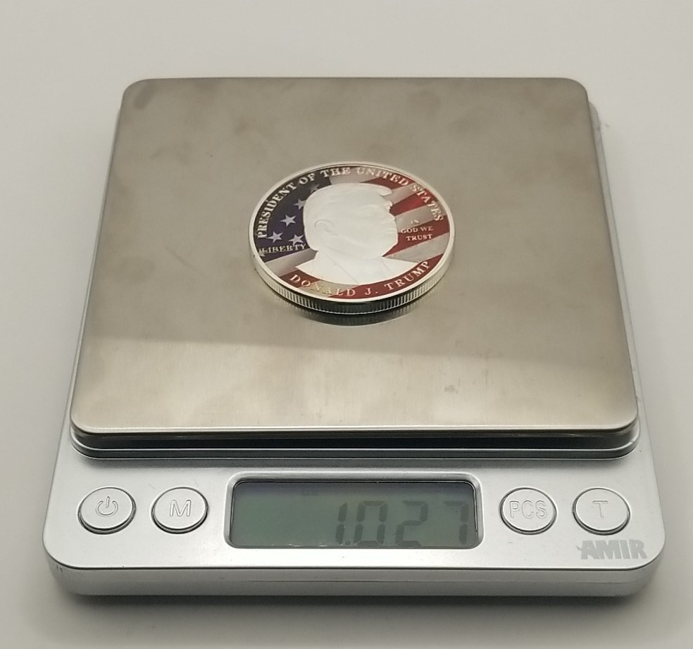 Donald Trump – American Plated Silver Dollar Coin #4979