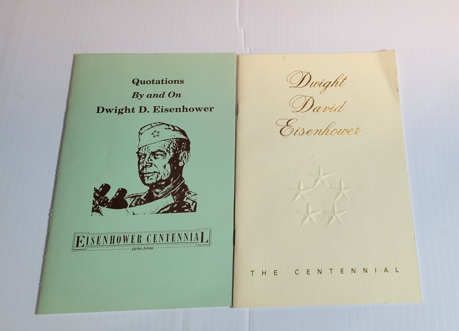 Dwight David Eisenhower Centennial & Quotation Book Ephemera