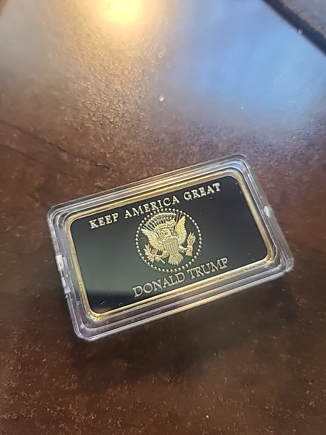 Donald Trump 2024 24k Gold Plated And Black Commemorative Metal