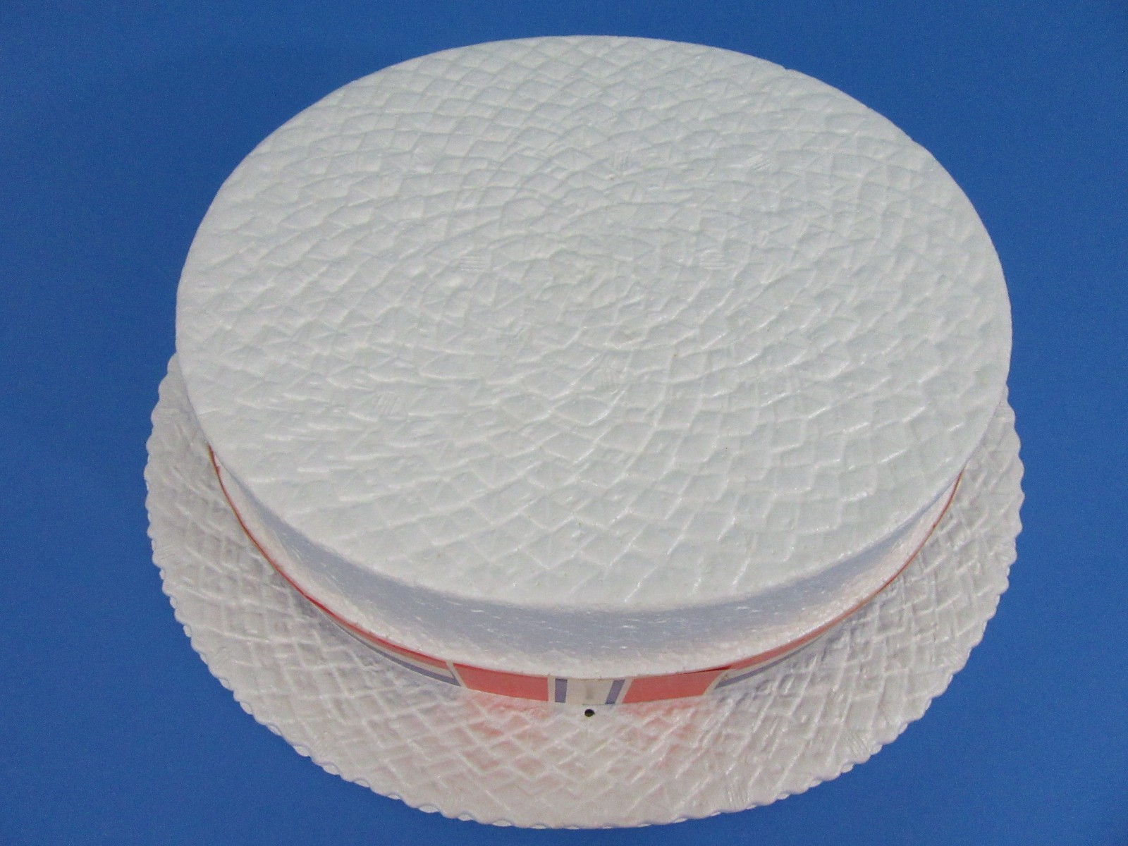 Vintage Styrofoam Hat Red White Blue – Celebrate America Dance July 4 USA