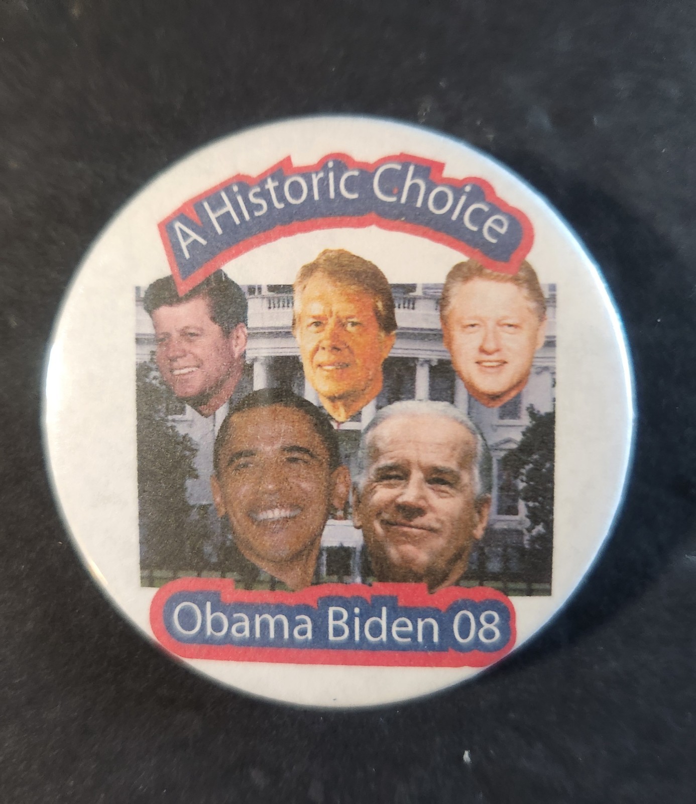 2008 OBAMA BIDEN 08 CAMPAIGN PIN PINBACK BUTTON DEMOCRATIC LEGACY 2″ POLITICS