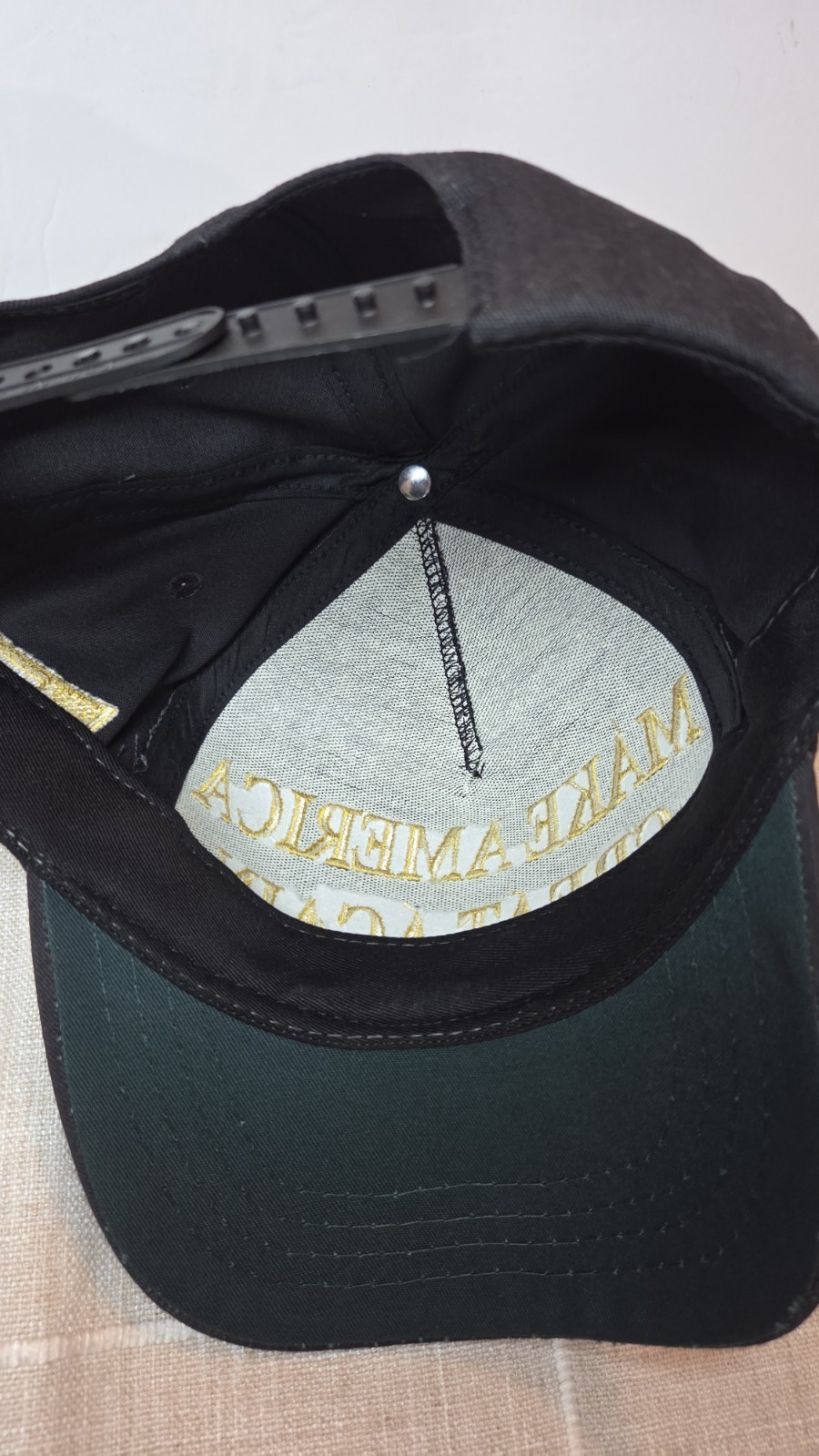 Official Limited Edition Gold Dark MAGA Hat Donald Trump CaliFame