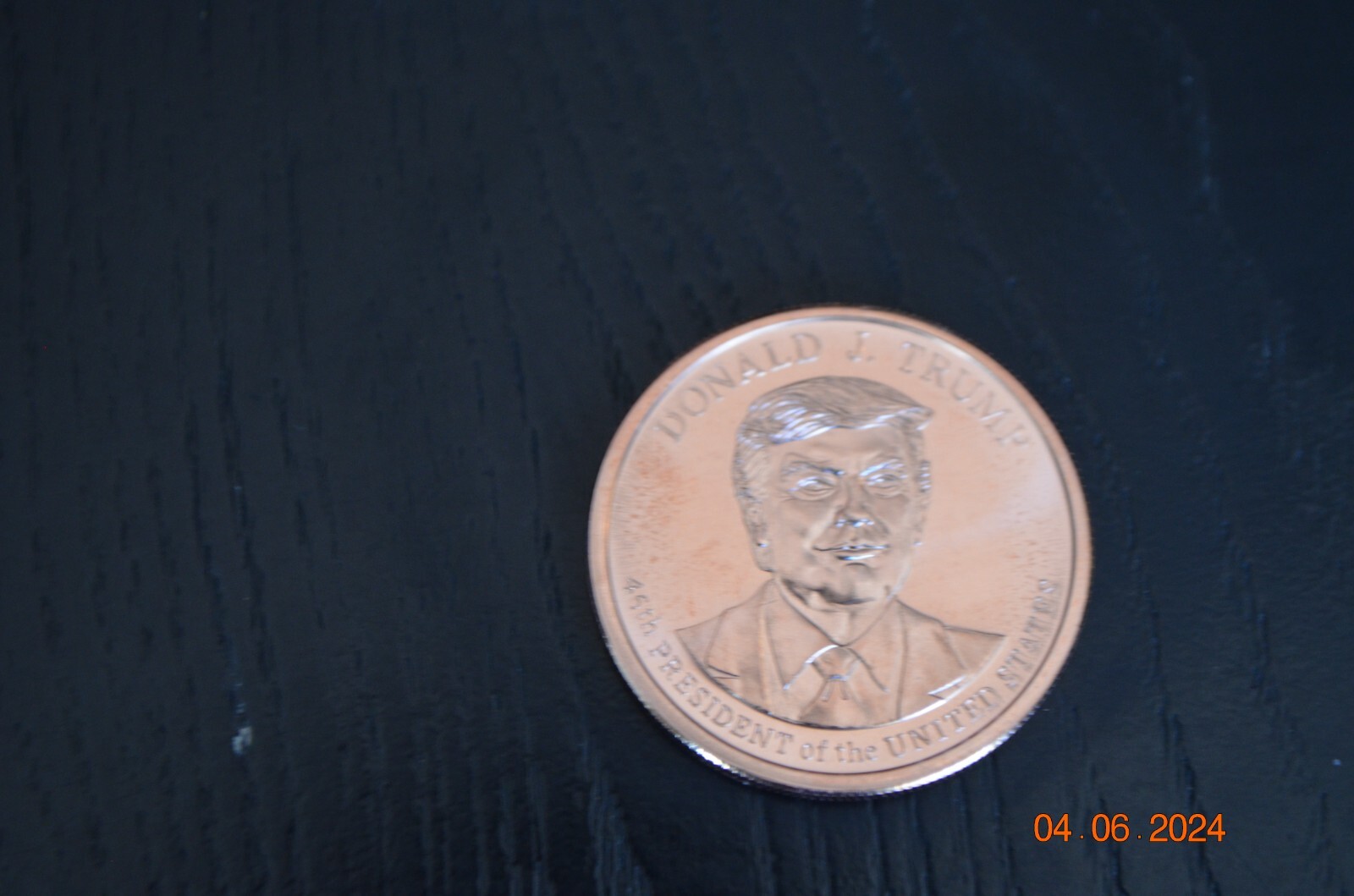TRUMP 1 OZ. COPPER 45TH PRESIDENT COIN