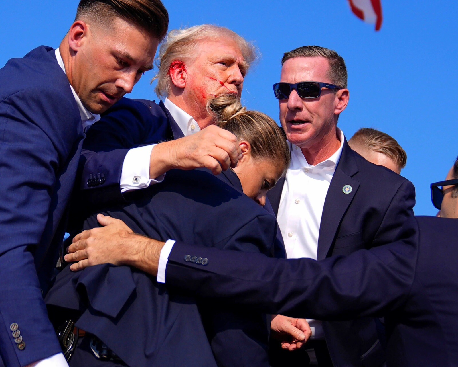 8×10 Photo PRESIDENT DONALD TRUMP Assassination Attempt FIGHT! FIGHT! MAGA USA