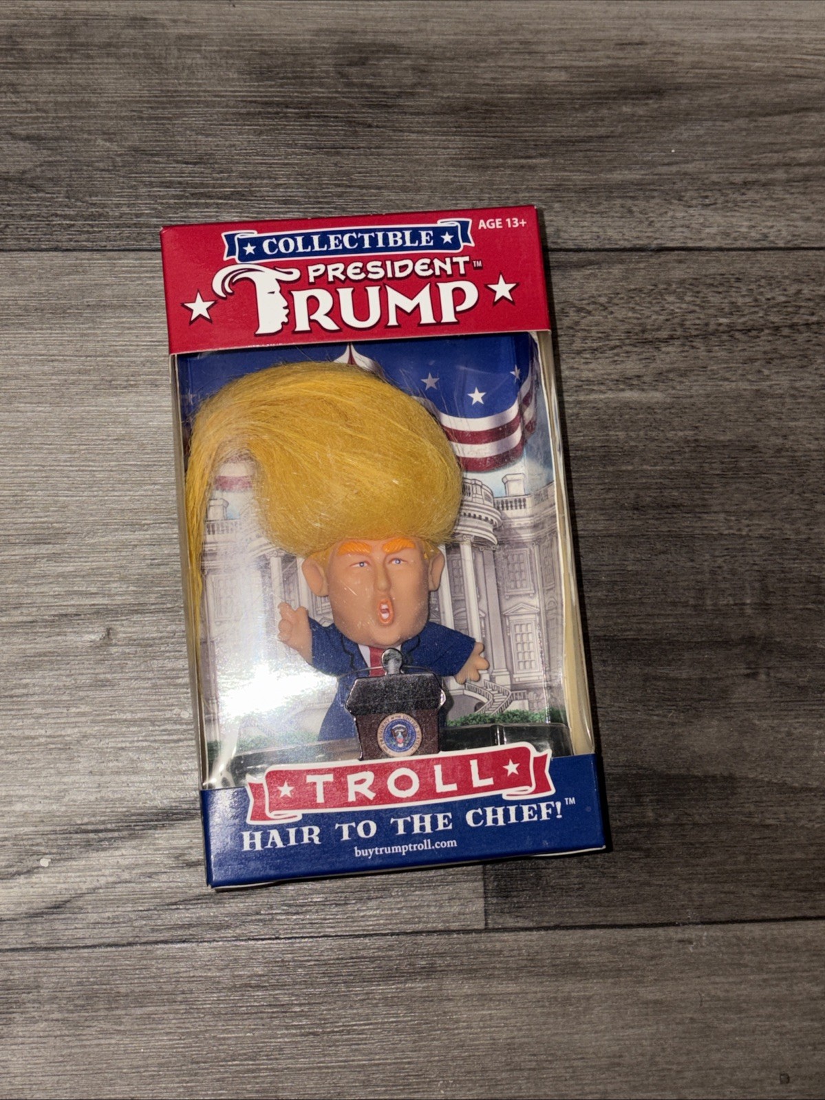 New 2017 President Donald Trump Collectible Troll Doll Hair To The Chief