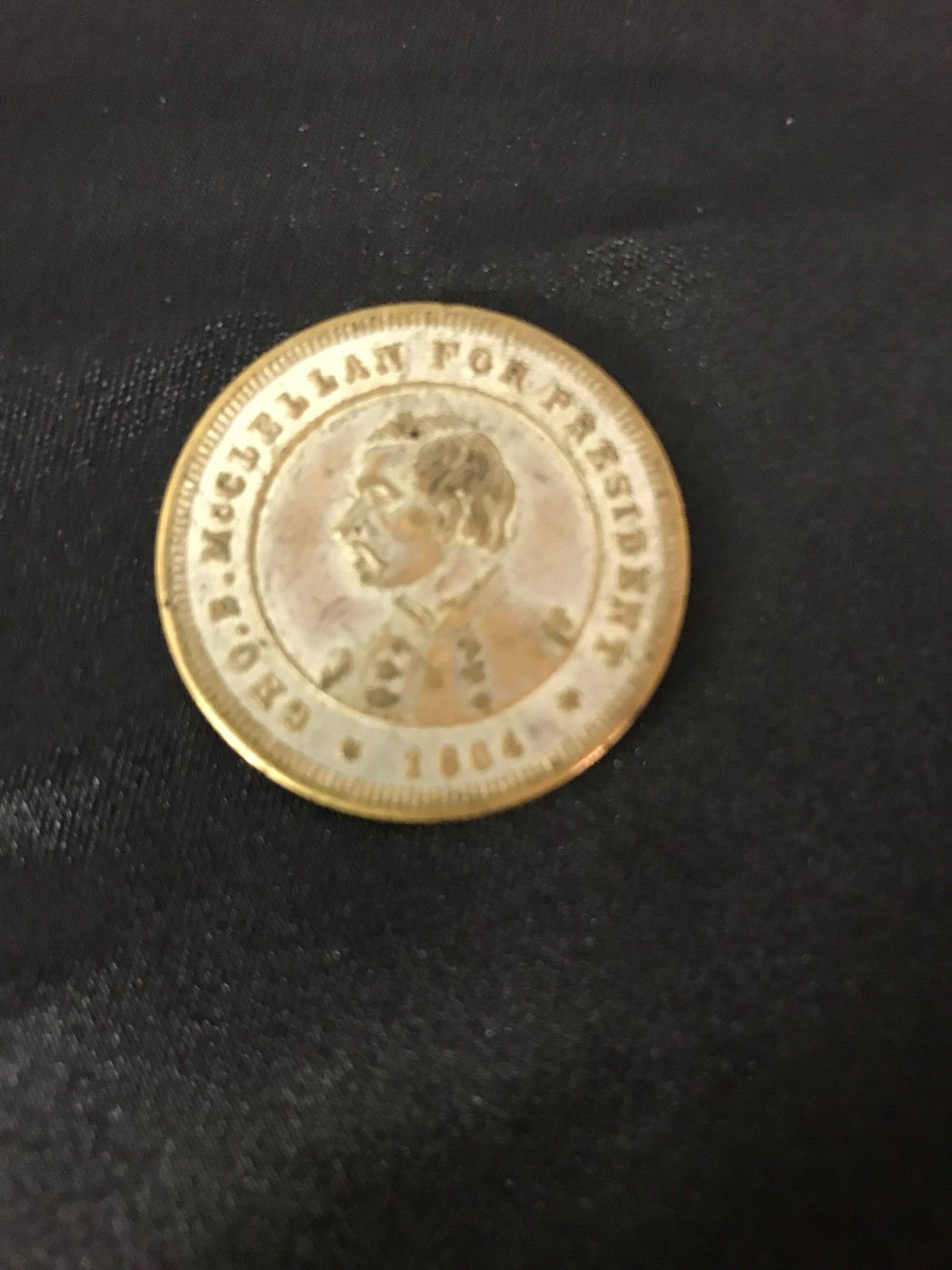 Geo McClellan Presidential Campaign Token/Medal 1864