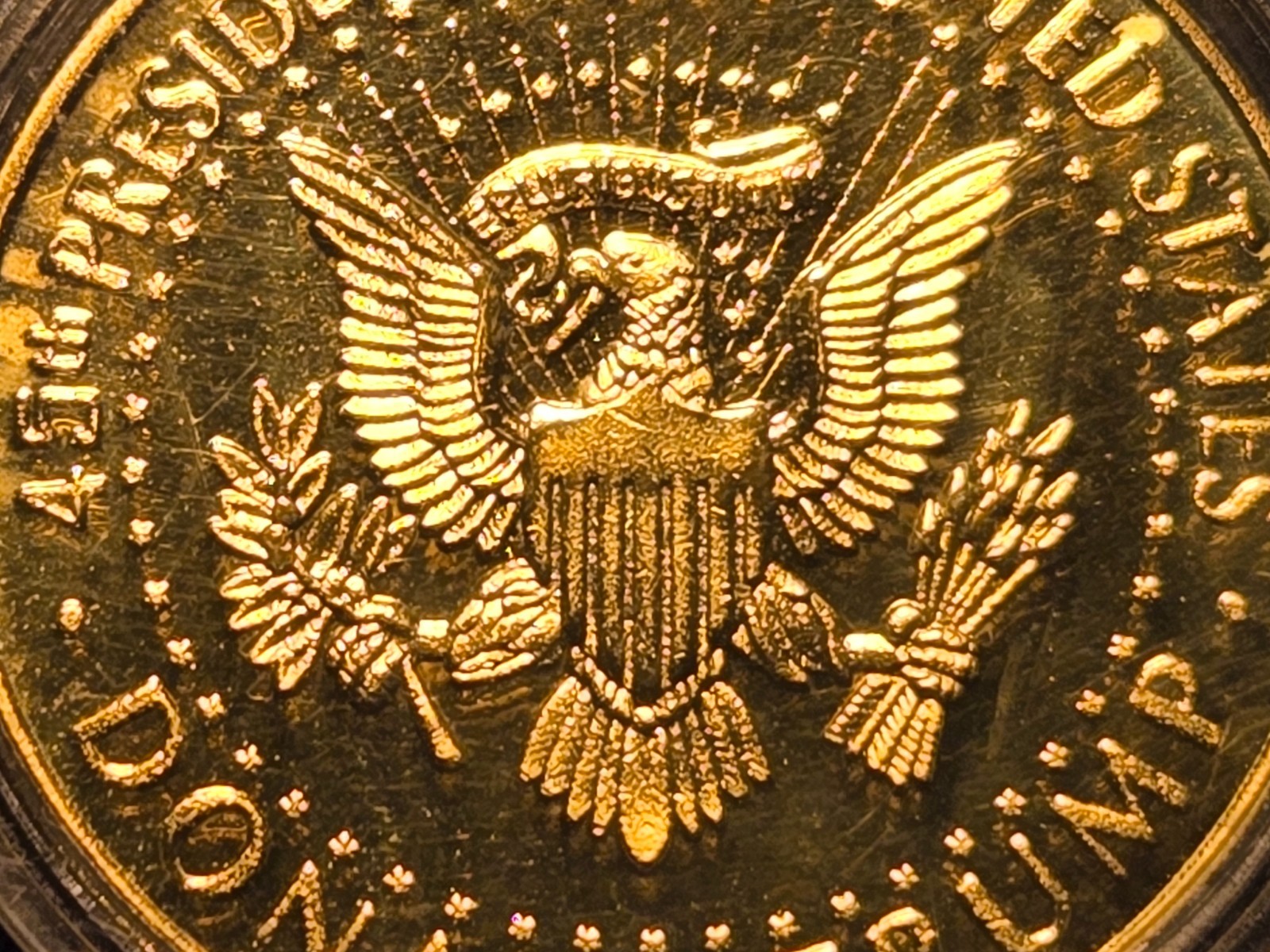 45th President “2024 Donald Trump” Gold Clad Coin “TAKE AMERICA BACK” In Case