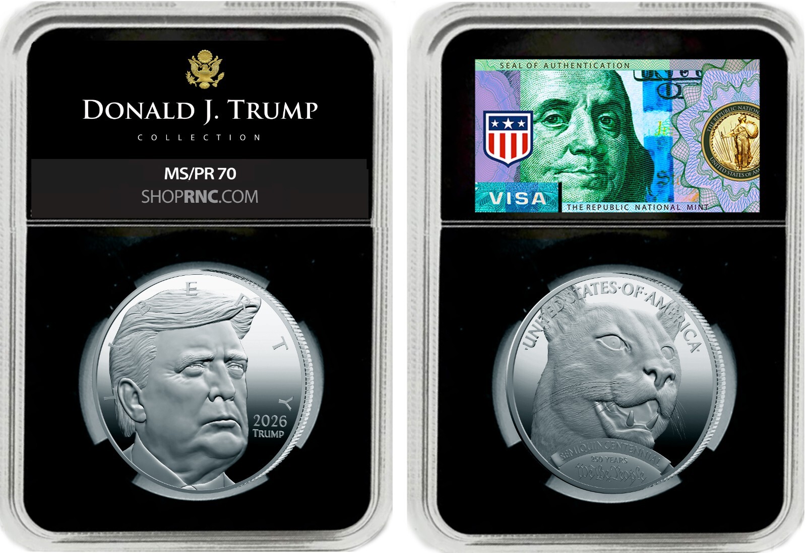 2026 Men of MAGA Patriot Silver Double Eagle Commemorative Set (8 Coins)